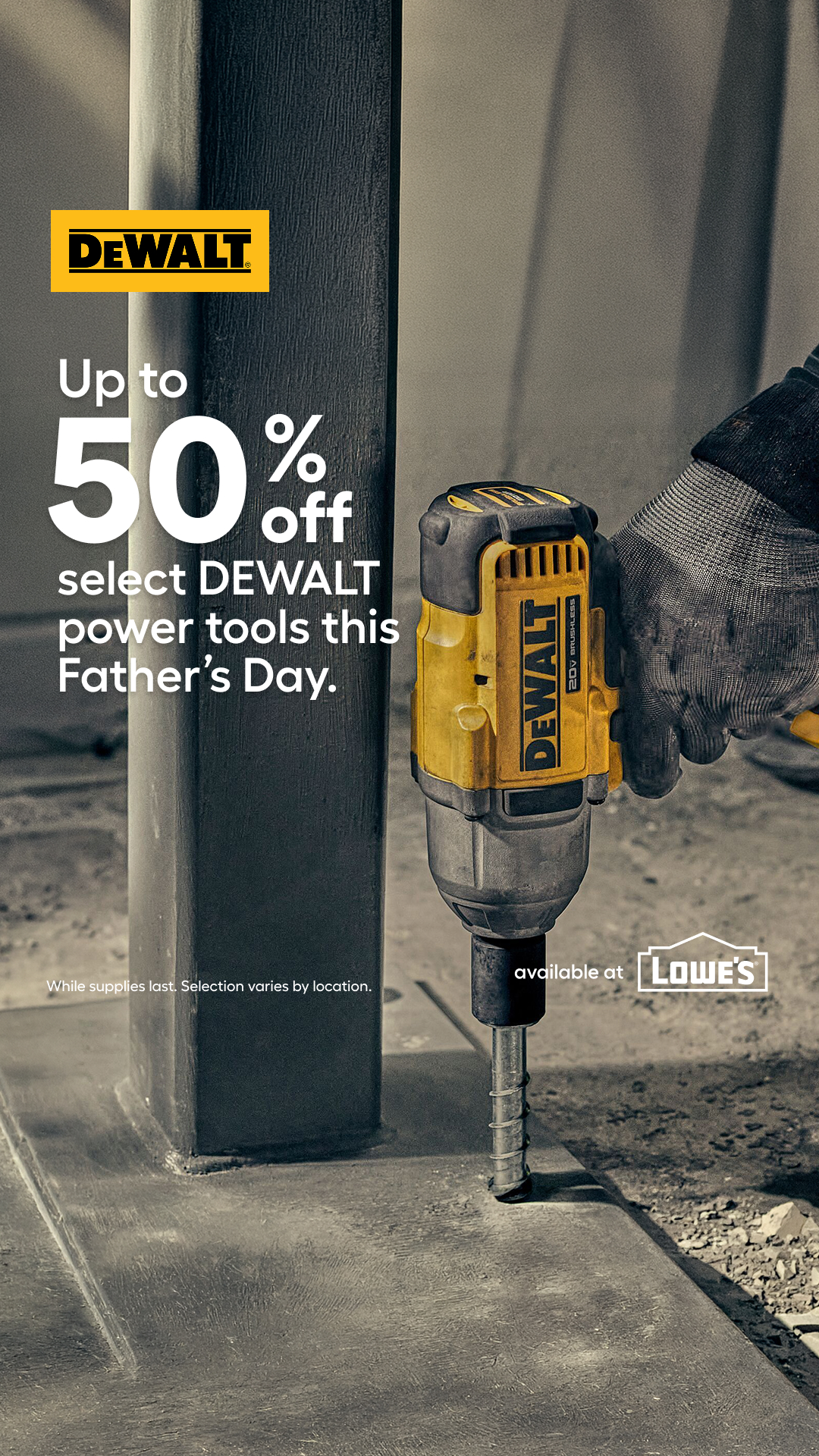Lowe's Home Improvement Facebook ad