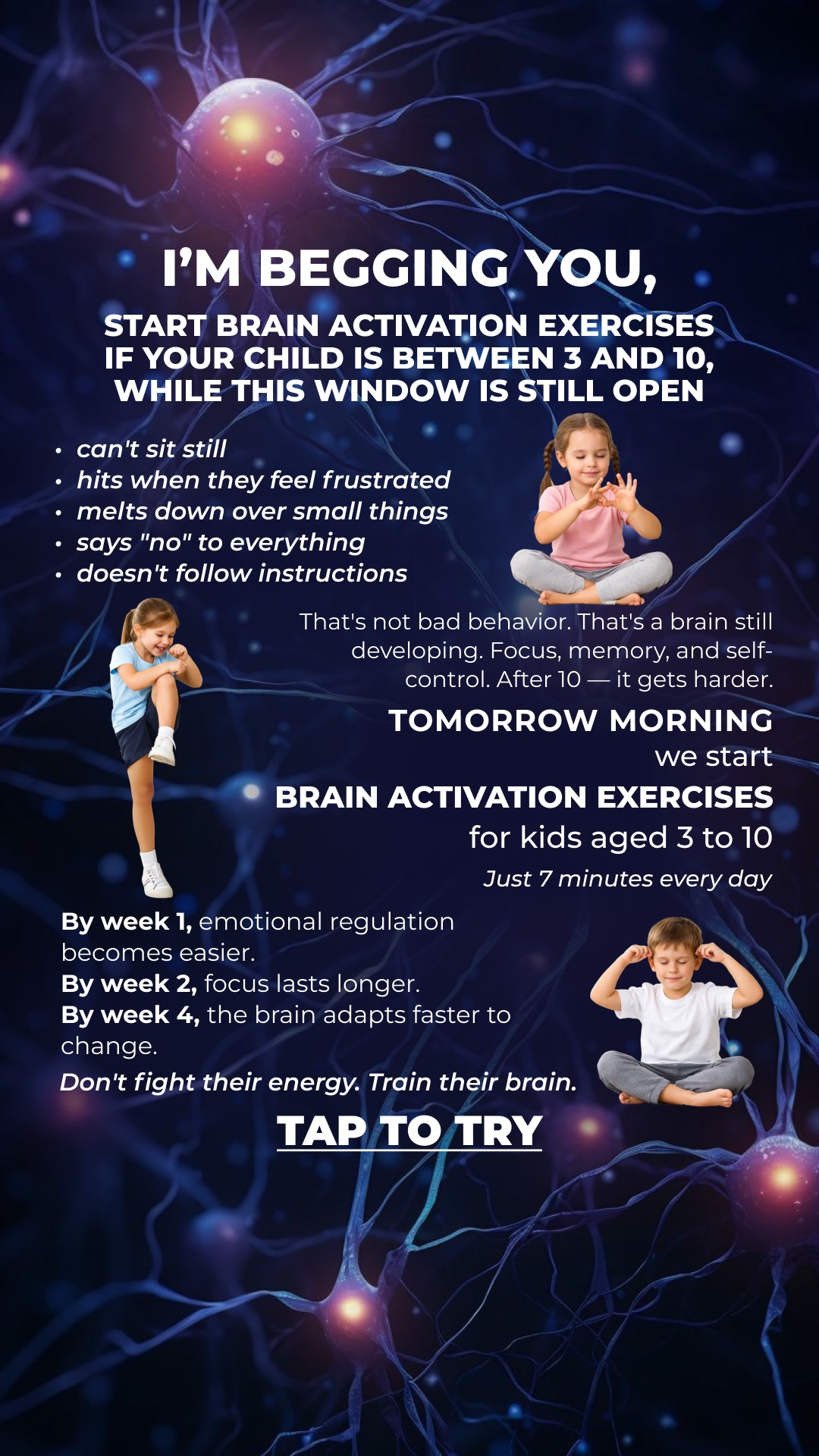 Steady Mind: Calm & Connected Kids Facebook ad