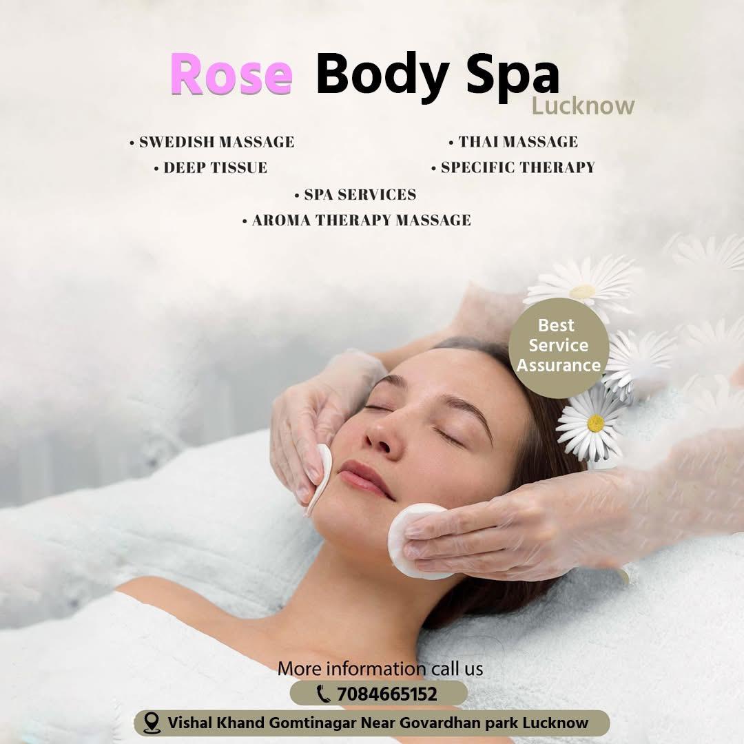 Rose Body Spa Lucknow Facebook ad: Chat with us