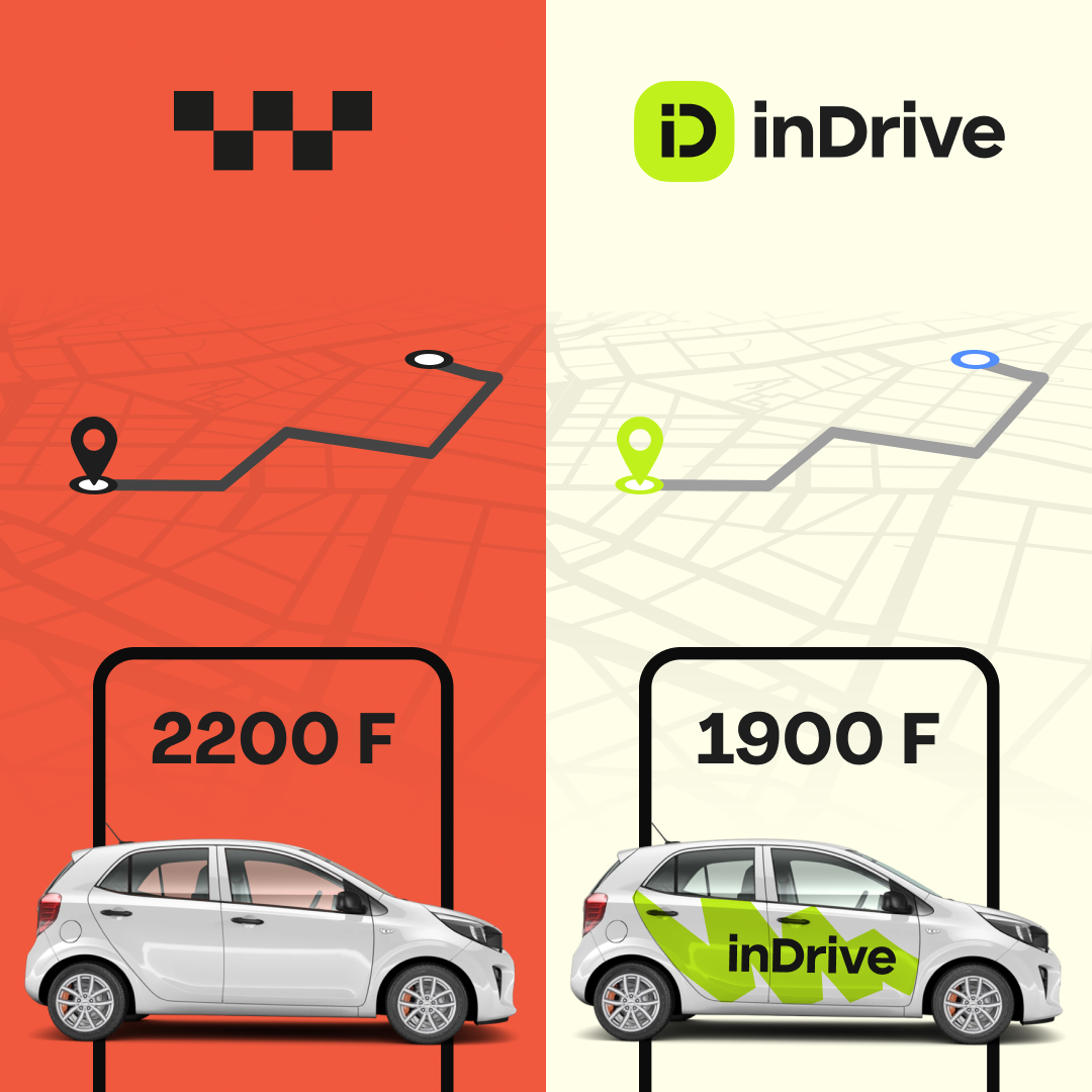inDrive Facebook ad
