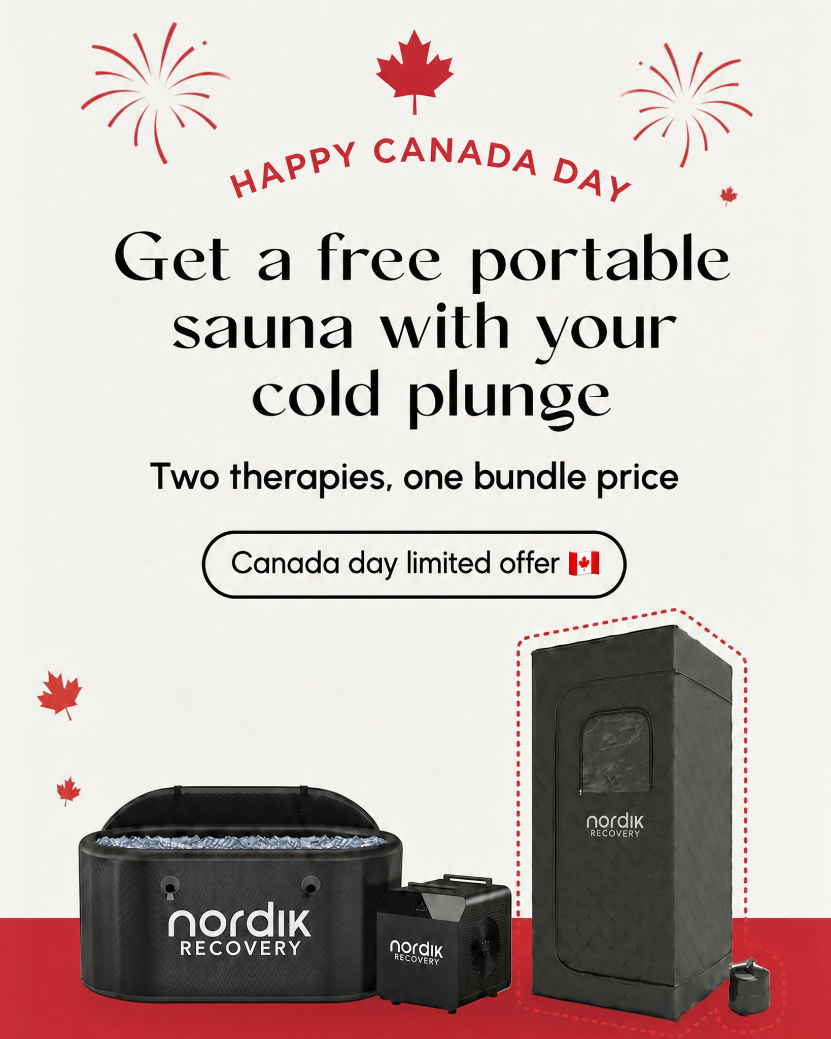 Nordik Recovery Facebook ad