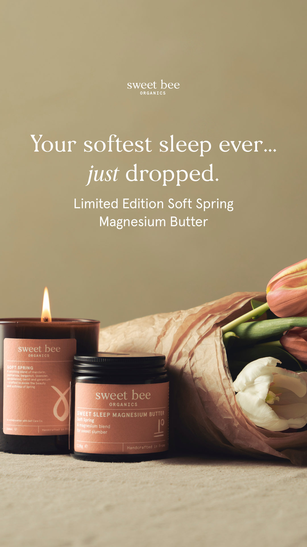 Sweet Bee Organics Facebook ad