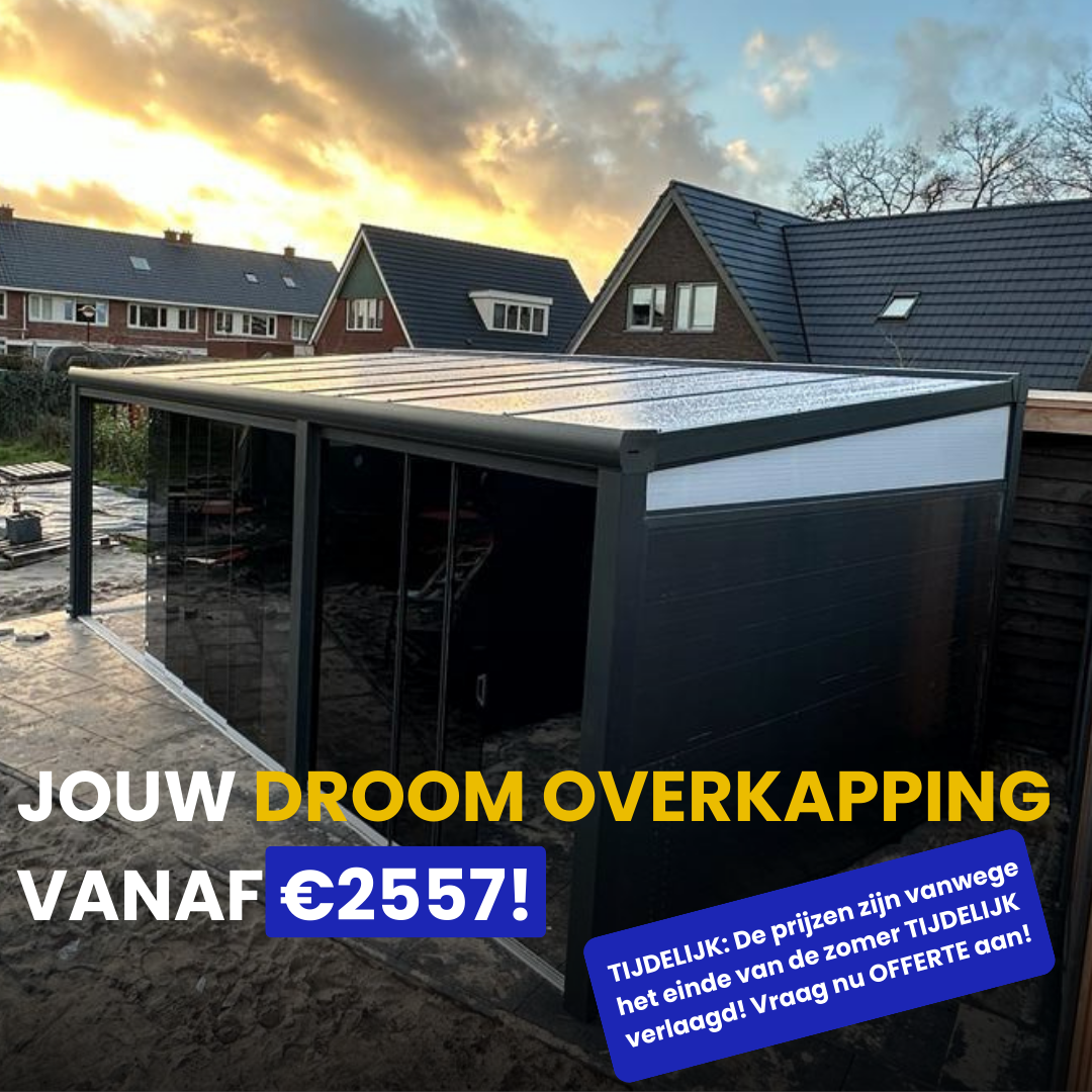 Veranda Europe Facebook ad: De winter is begonnen, geniet warm en comfortabel…