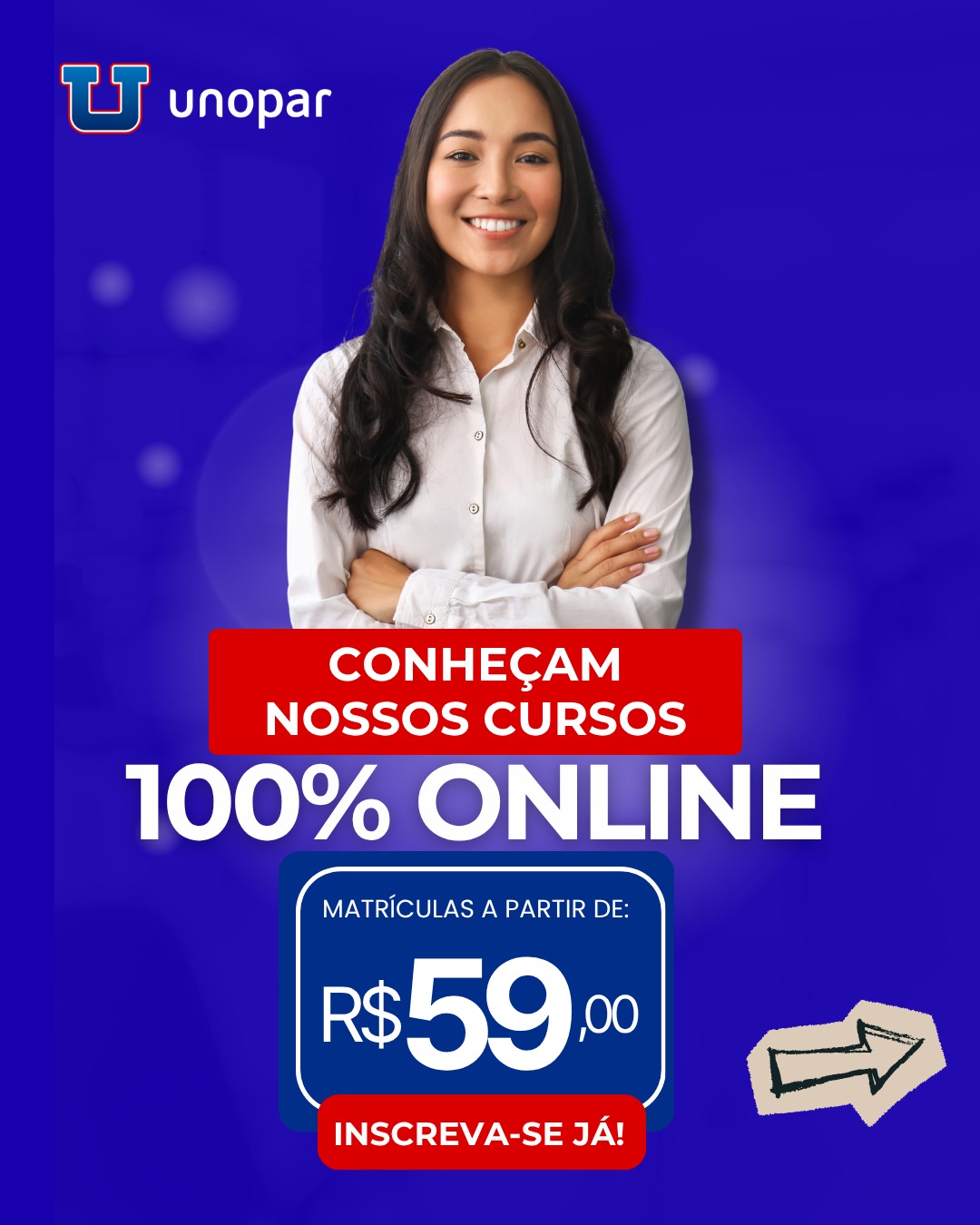 Unopar Brasiléia Facebook ad: Conheça o Catálogo de Cursos da Unopar Brasiléia!