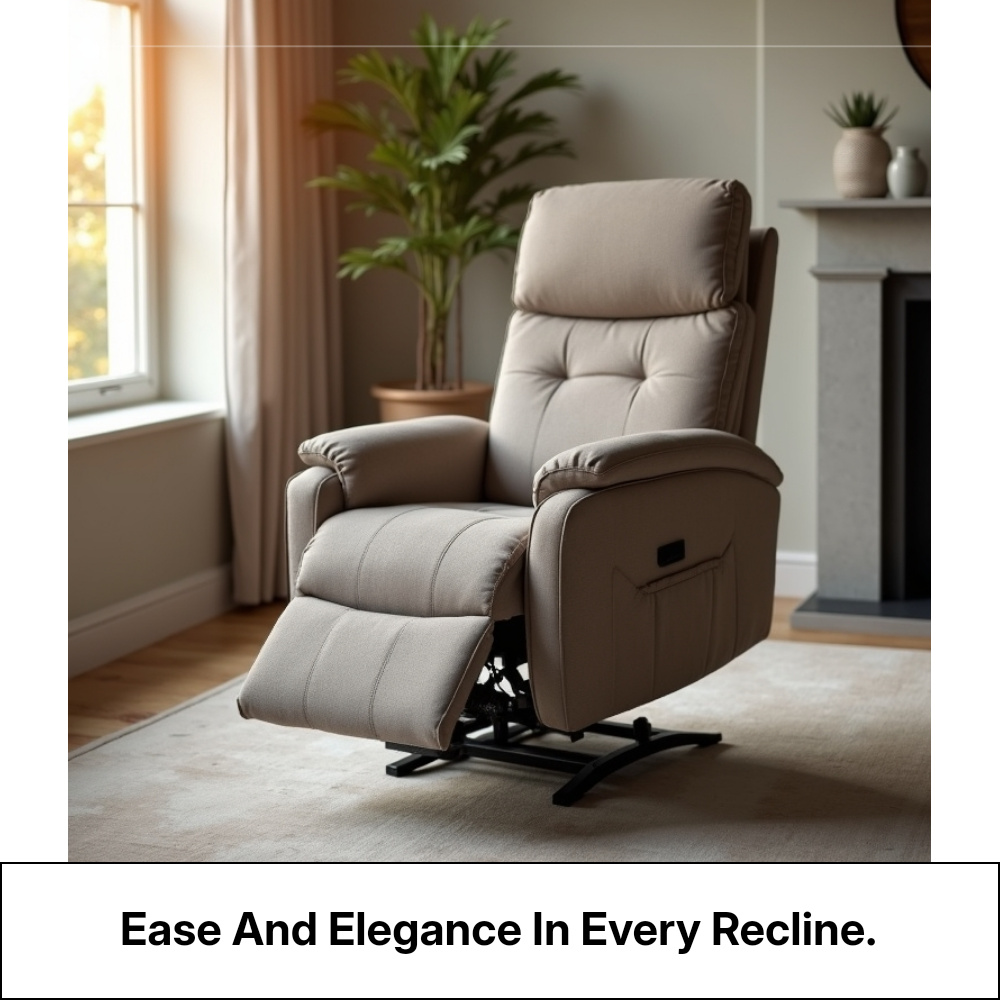 Simple Review Facebook ad: Luxury Leather Dual Motor Rise Recliner Chairs For The…