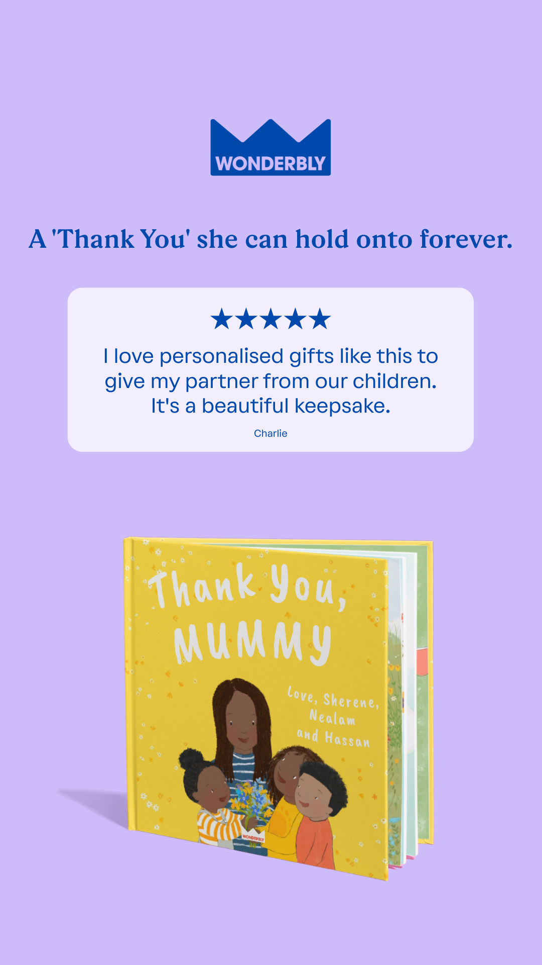 Wonderbly Facebook ad