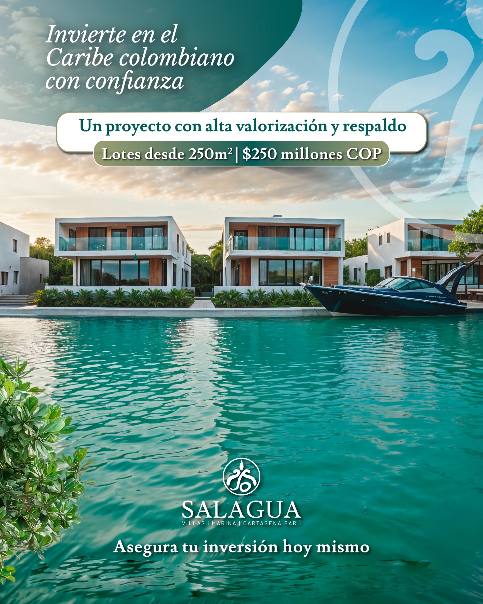 Salagua Marina Cartagena Barú Facebook ad: Desde 250 Millones COP