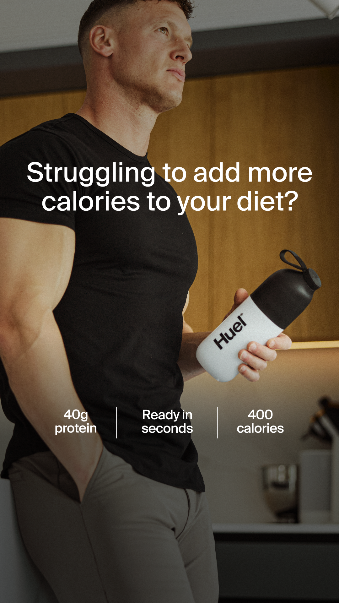 Huel Facebook ad