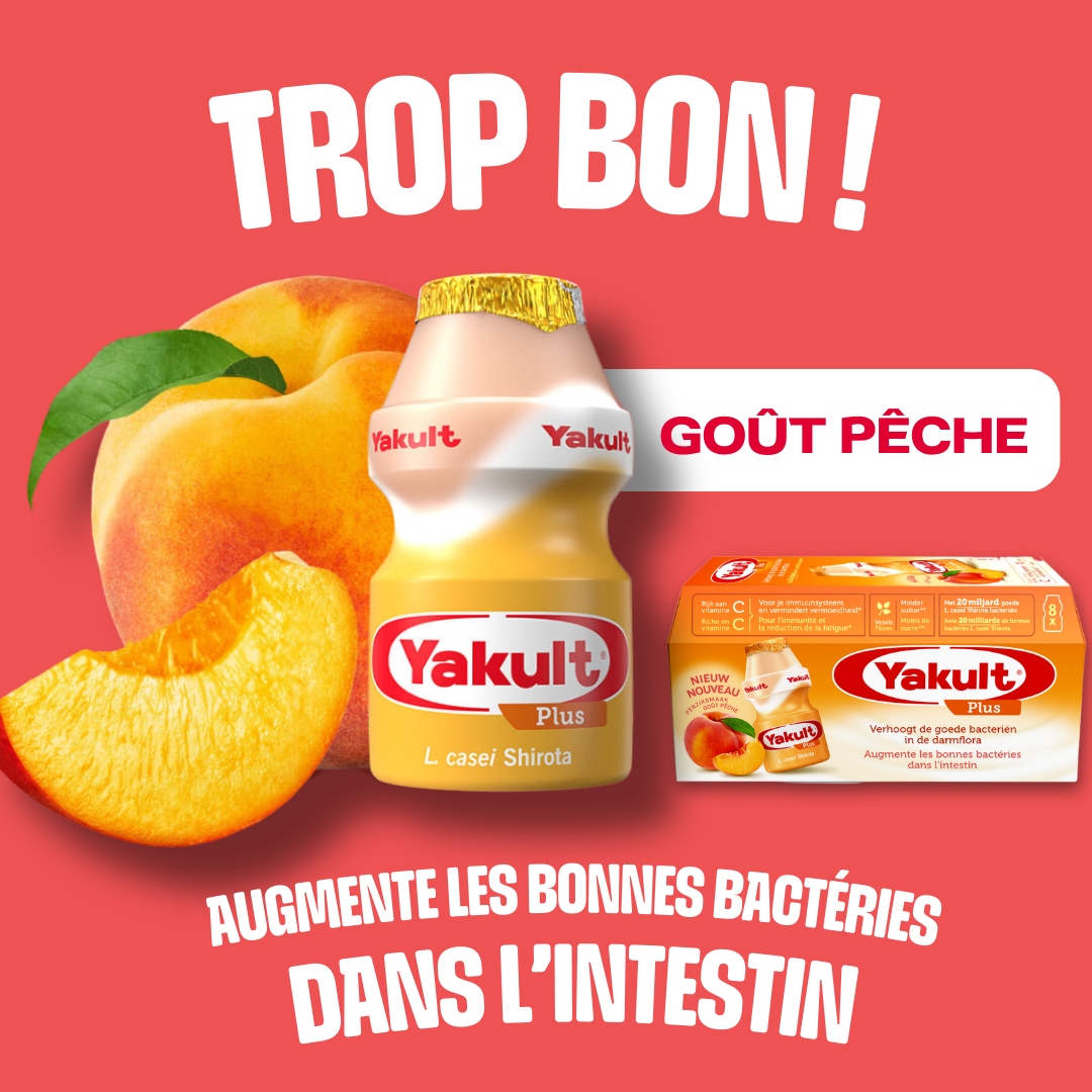 Yakult Belgium Facebook ad from Jan 26, 2026