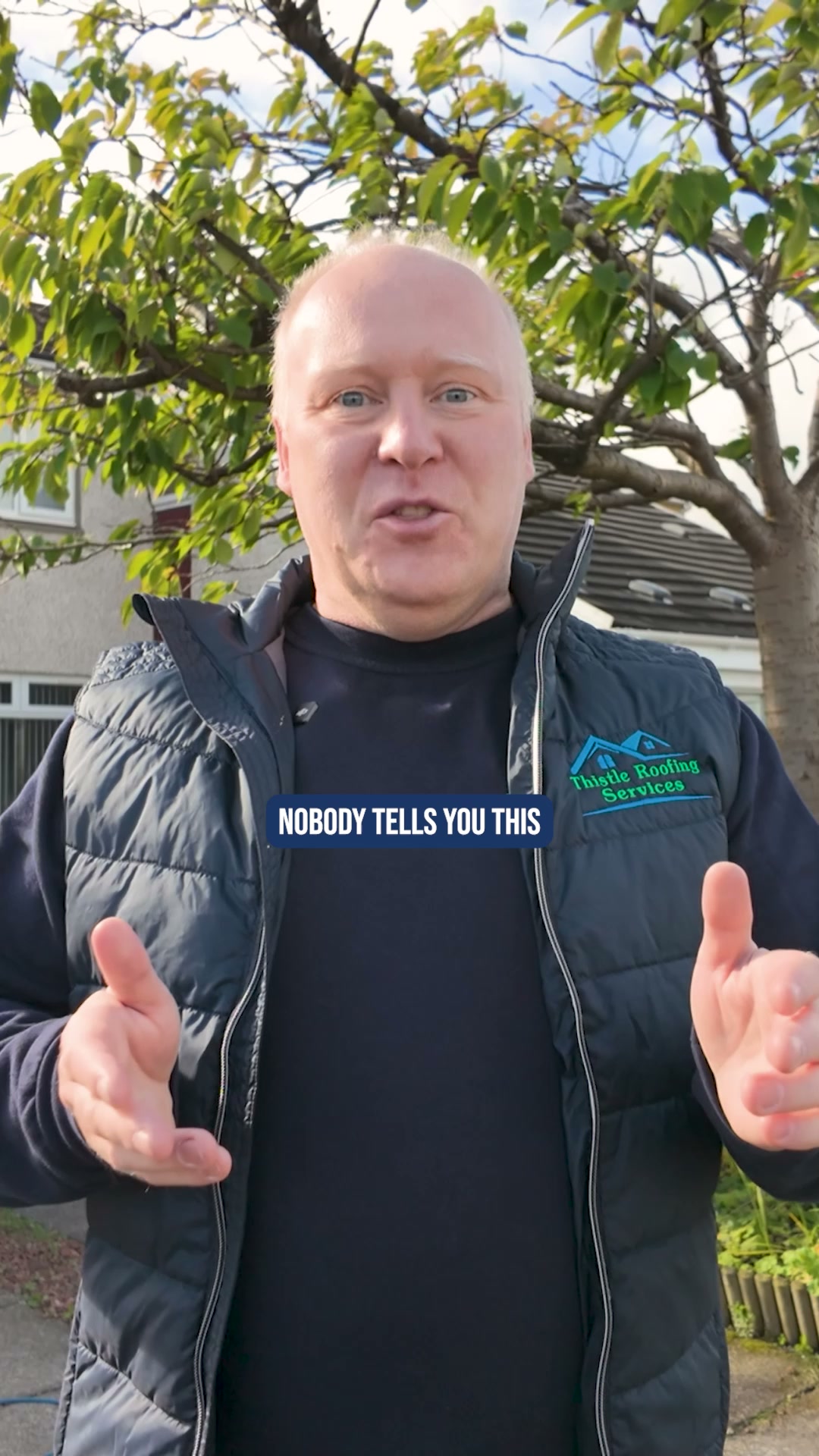 Thistle Roofing Facebook ad: INSTANT ONLINE QUOTE IN 20 SECS!