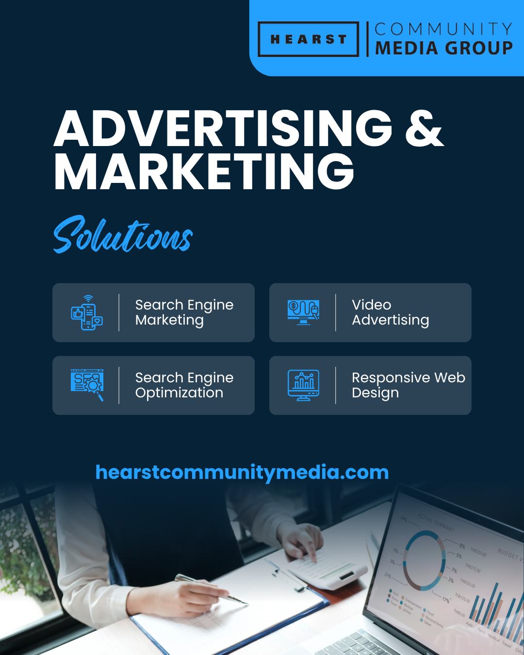 Hearst Community Media Group Facebook ad: Hearst Community Media Group delivers powerful advertising…