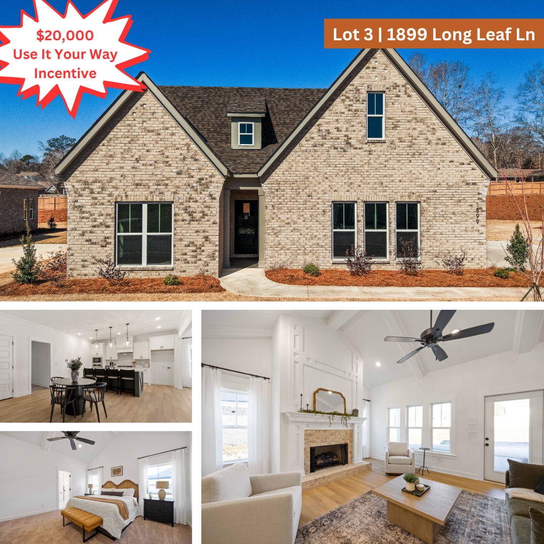 BC Stone Homes Facebook ad: Move-In Ready Homes Available Now at Southern Pines…
