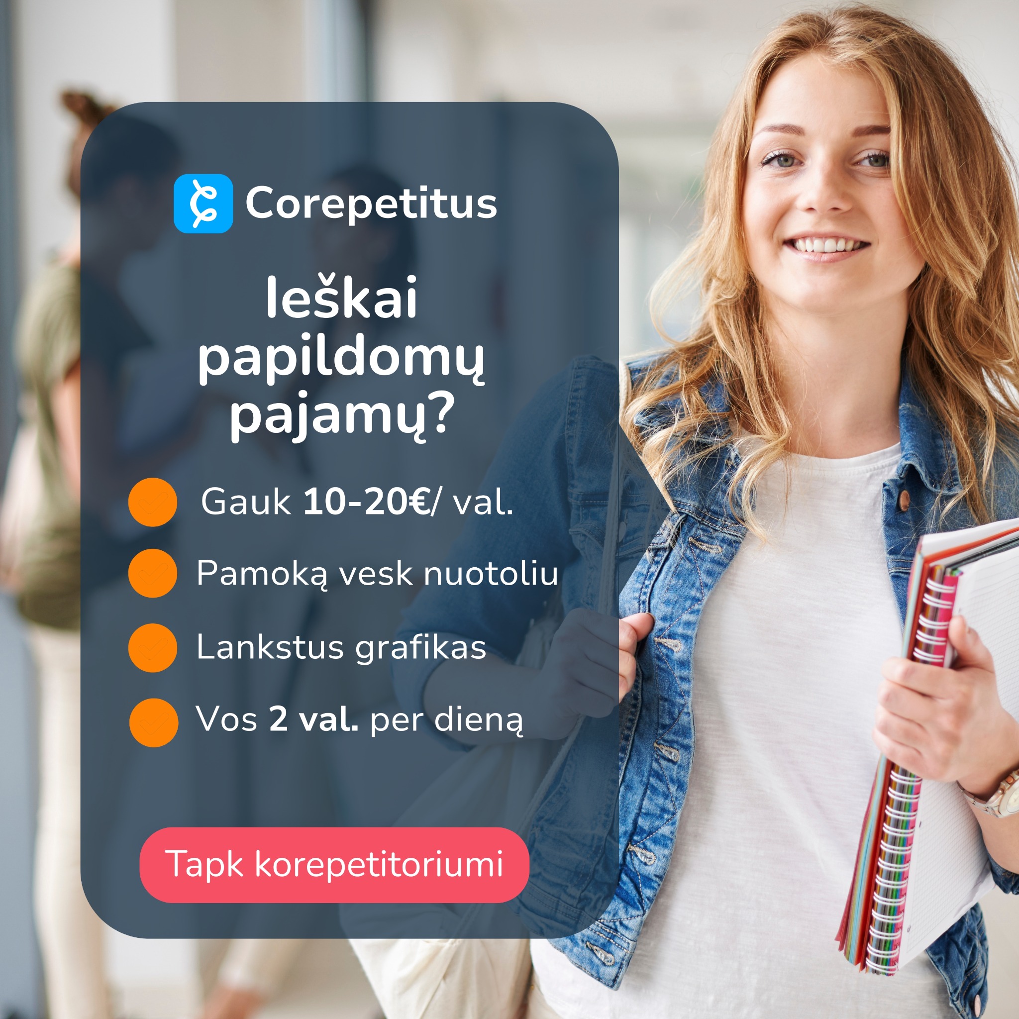 Corepetitus Facebook ad