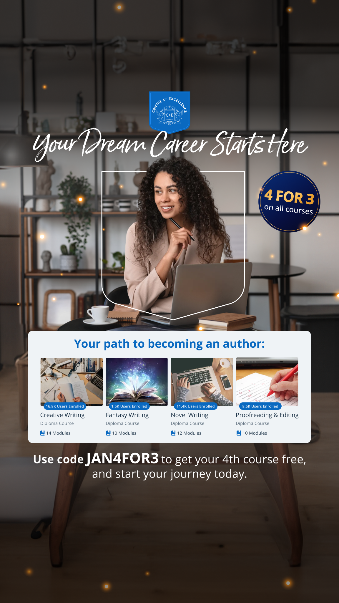 Centre of Excellence Facebook ad