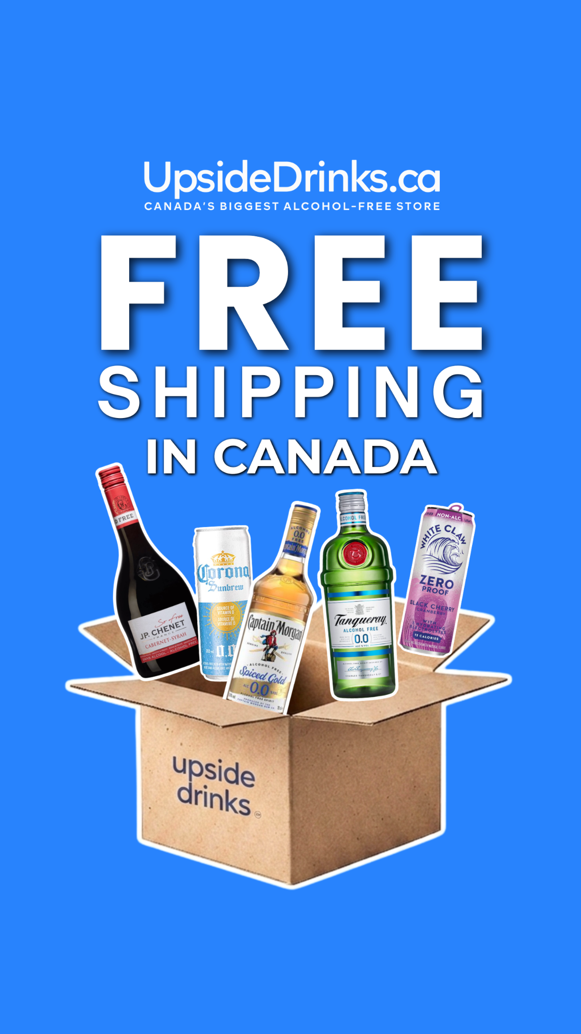 Upside Drinks Facebook ad