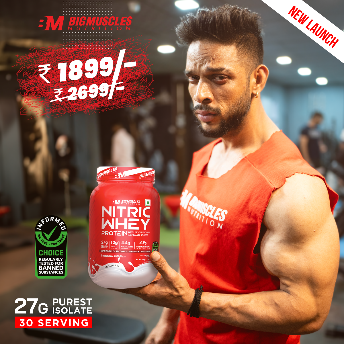 BigMuscles Nutrition Facebook ad