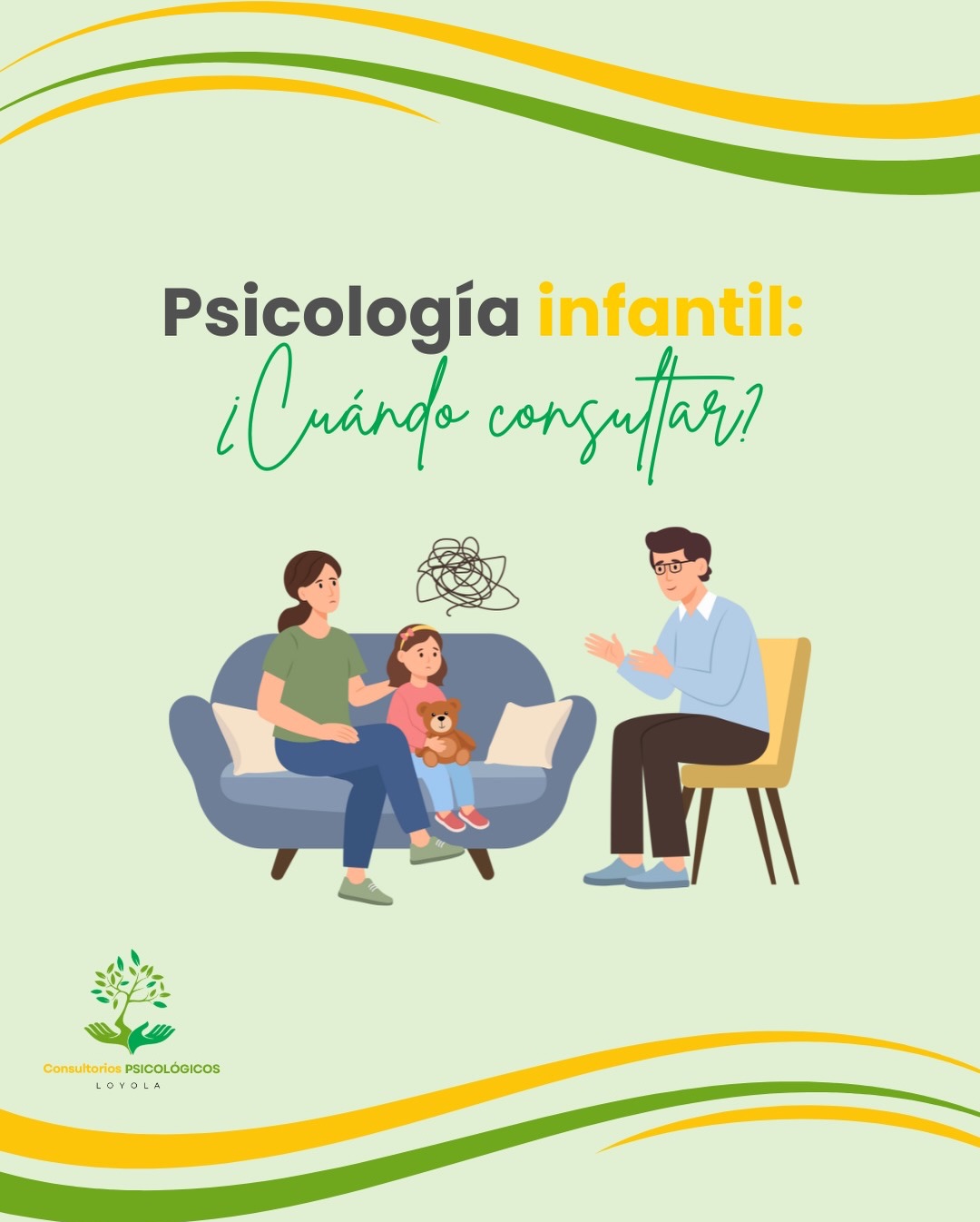 Consultorios Psicológicos en Centro Loyola Facebook ad: Los niños también expresan su mundo interno, aunque…