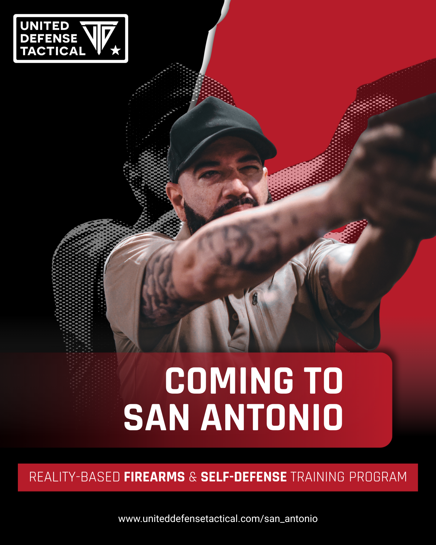 United Defense Tactical San Antonio Facebook ad: UDT Is Coming to SA