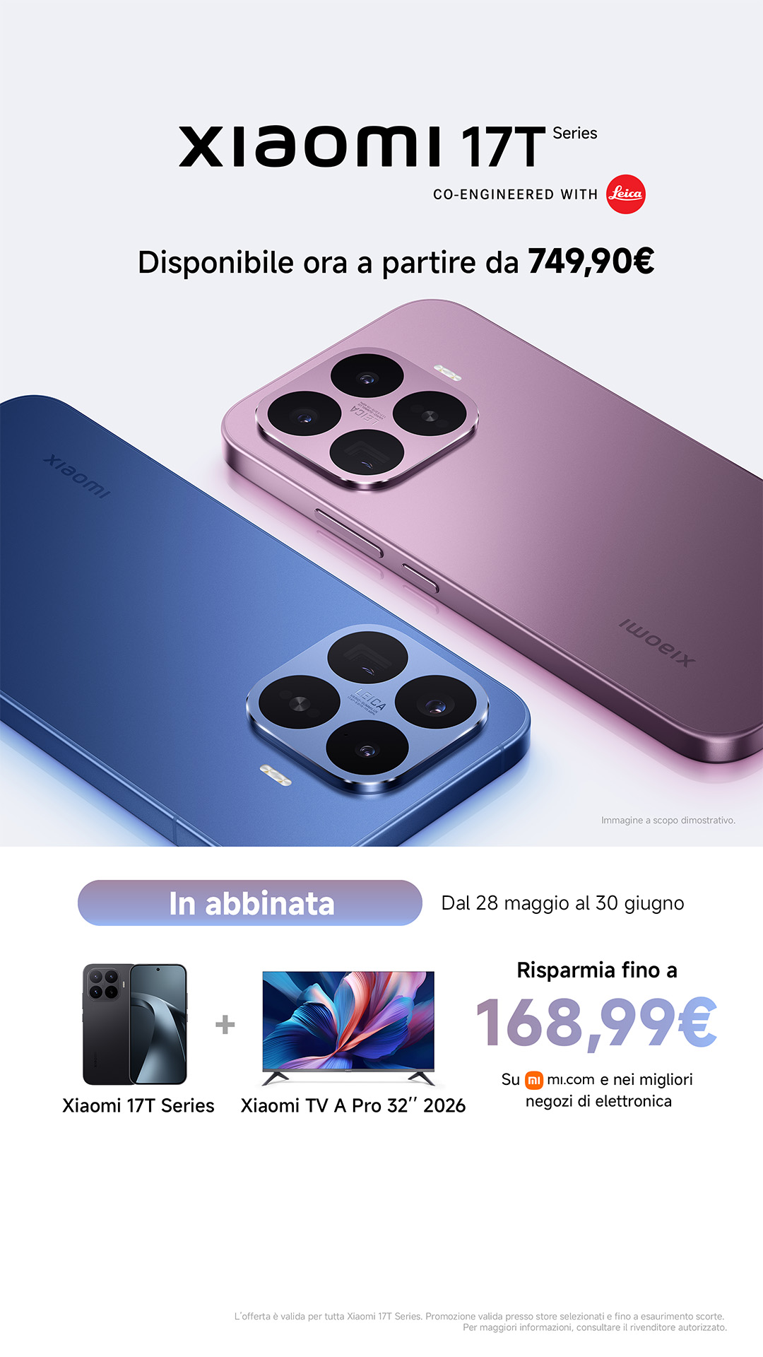 Xiaomi Italia Facebook ad from May 29, 2026