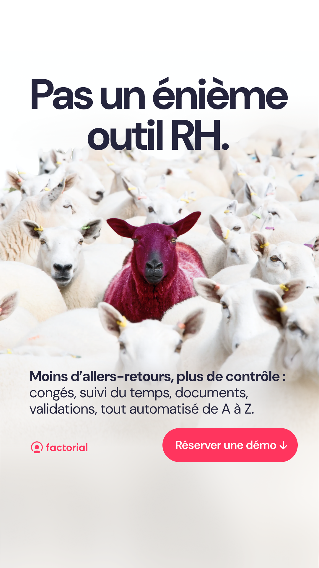 Factorial FR Facebook ad