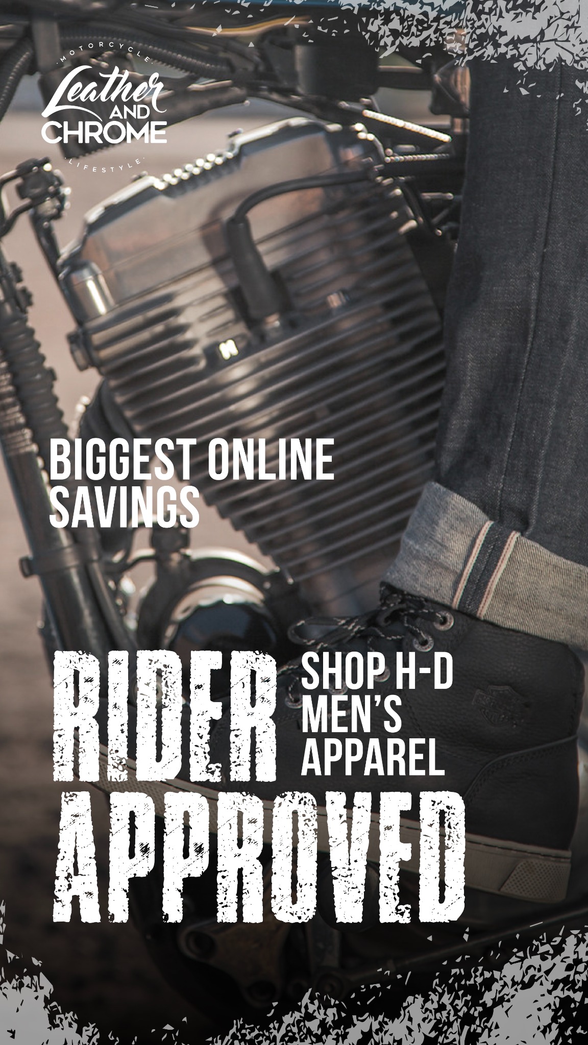 Leather and Chrome - Cape Town Facebook ad