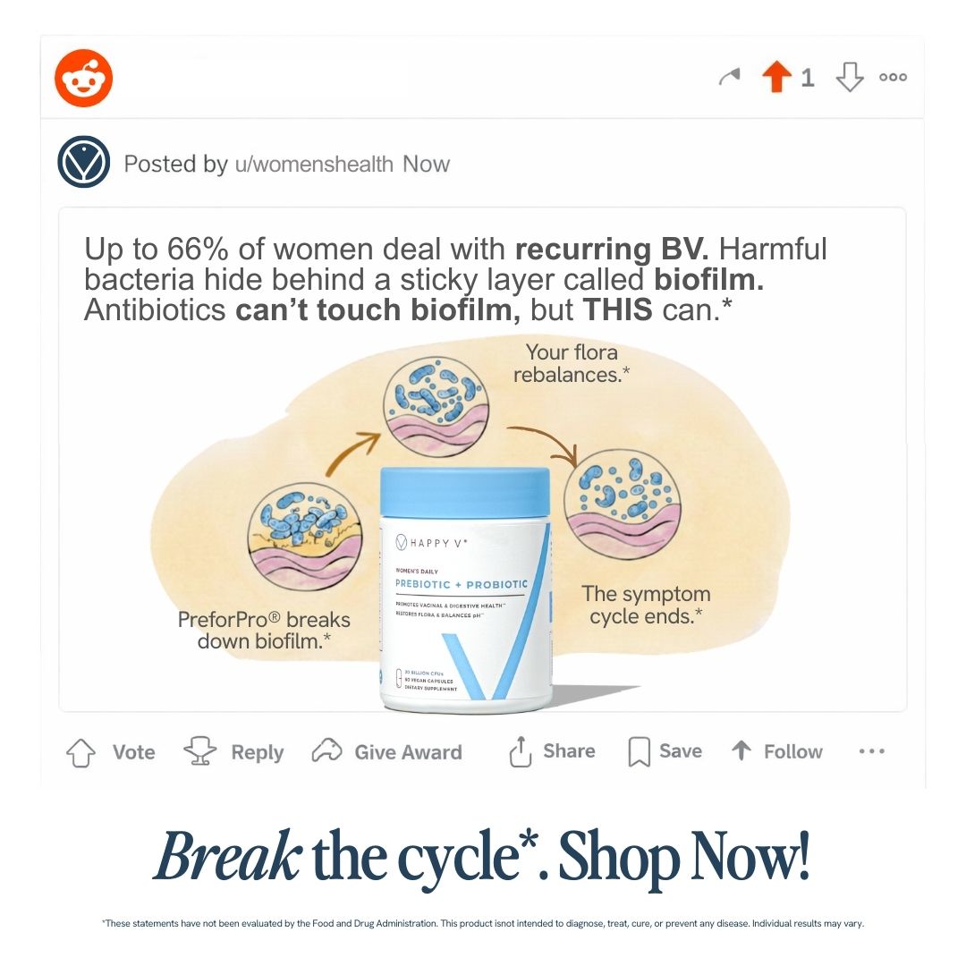 Happy V Facebook ad