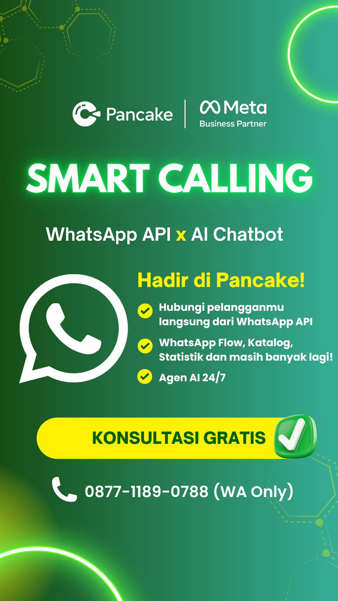 Pancake.id Facebook ad