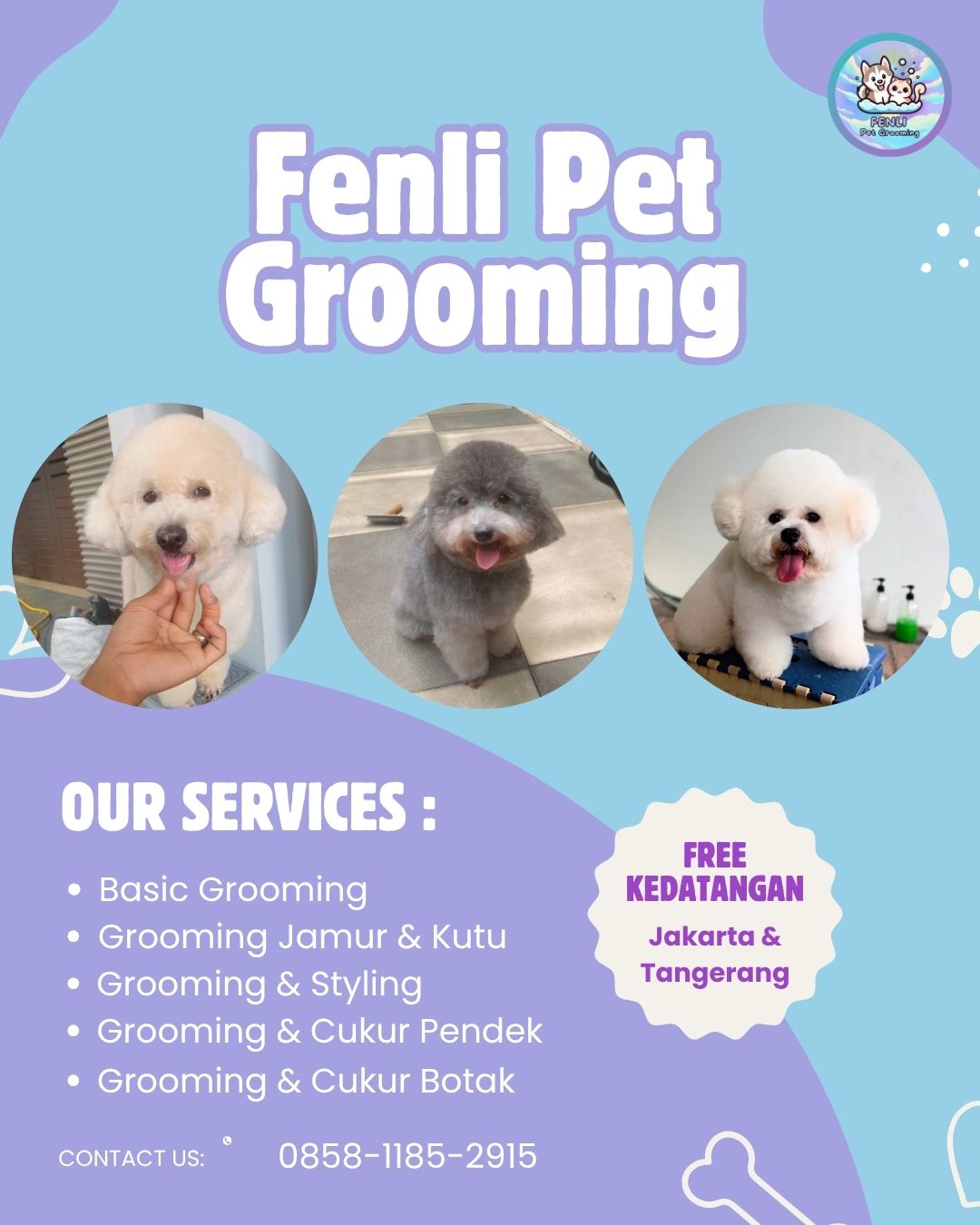Fenli Pet Grooming Facebook ad