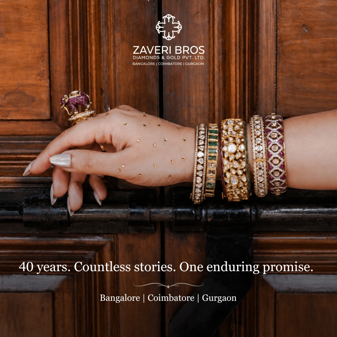 Zaveri Bros Facebook ad: Some Jewellery completes your look