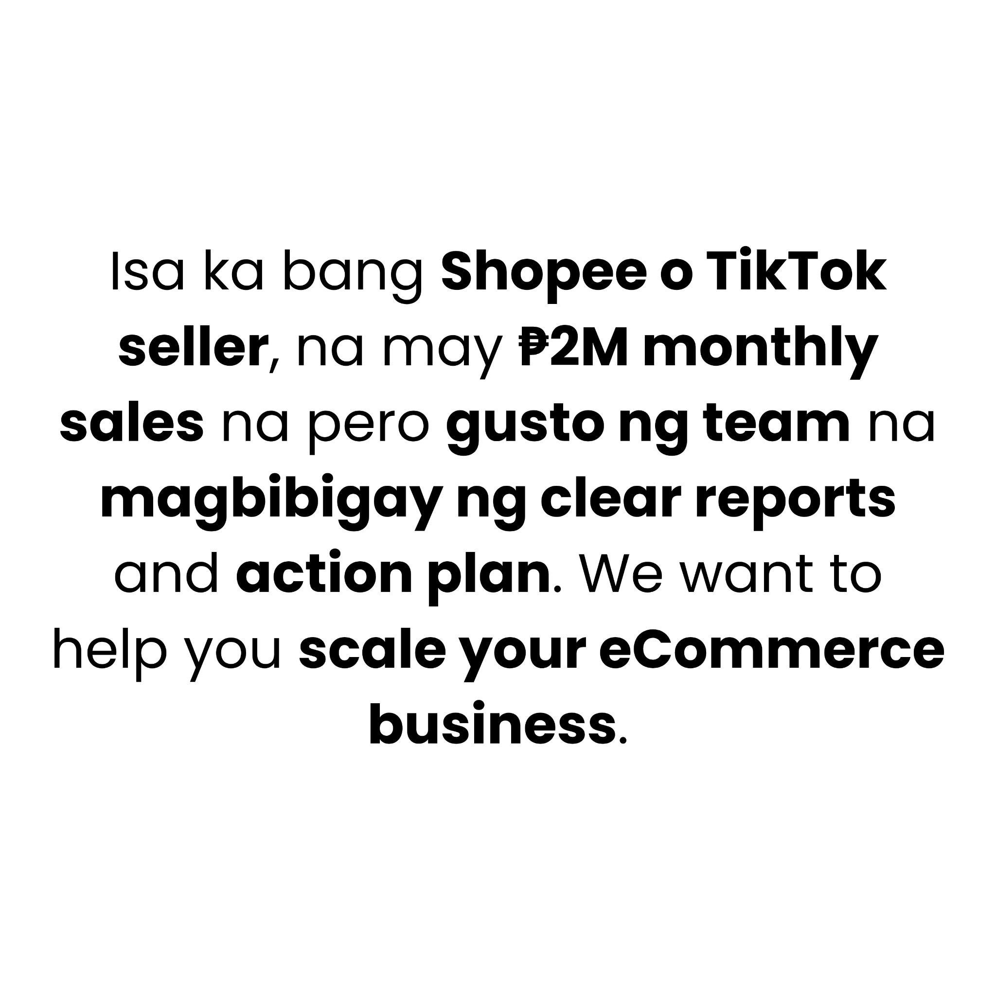 ECOM Accelerator Facebook ad