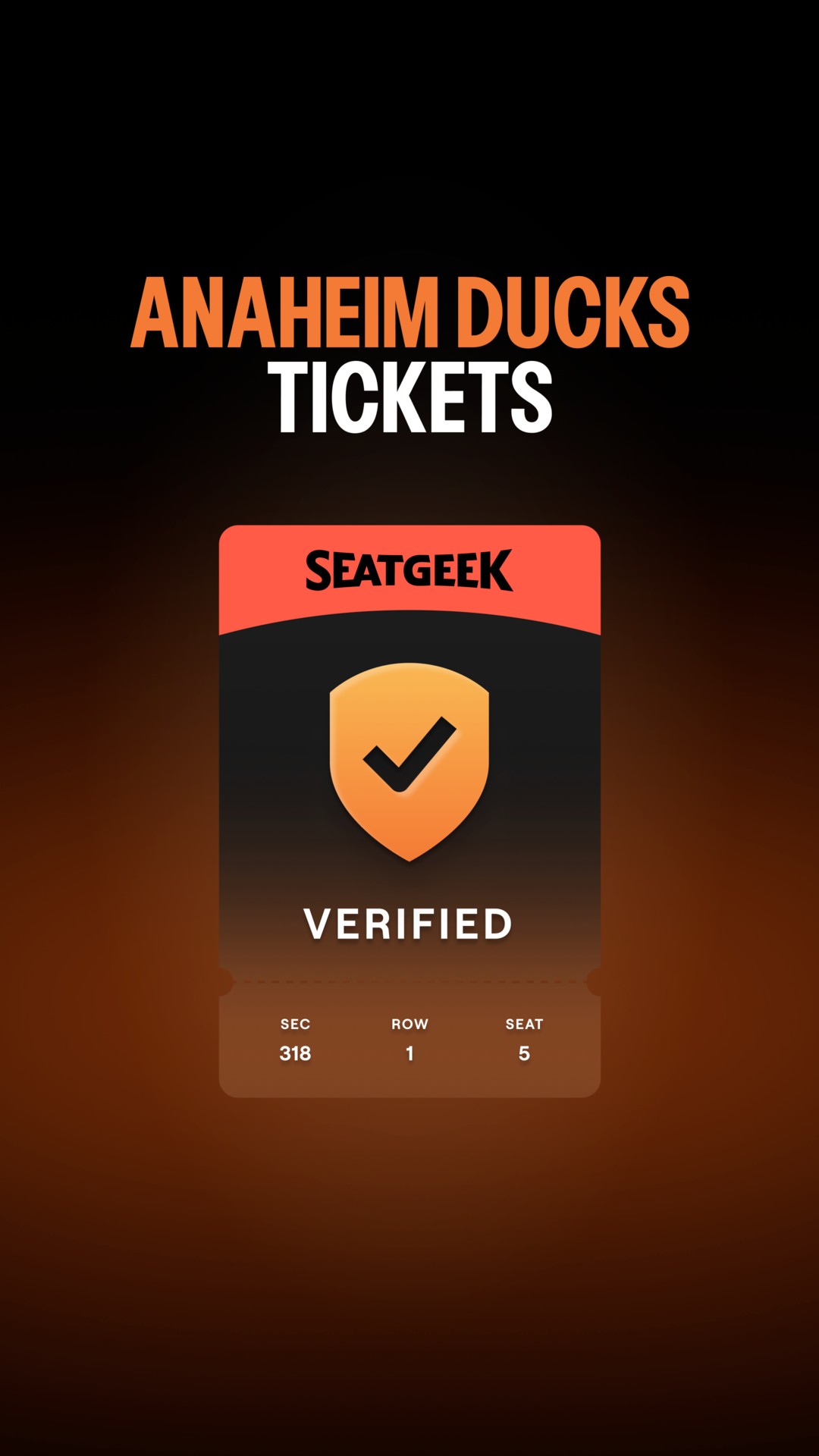 SeatGeek Facebook ad