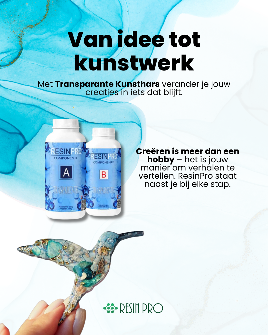 ResinPro NL Facebook ad from Dec 8, 2025