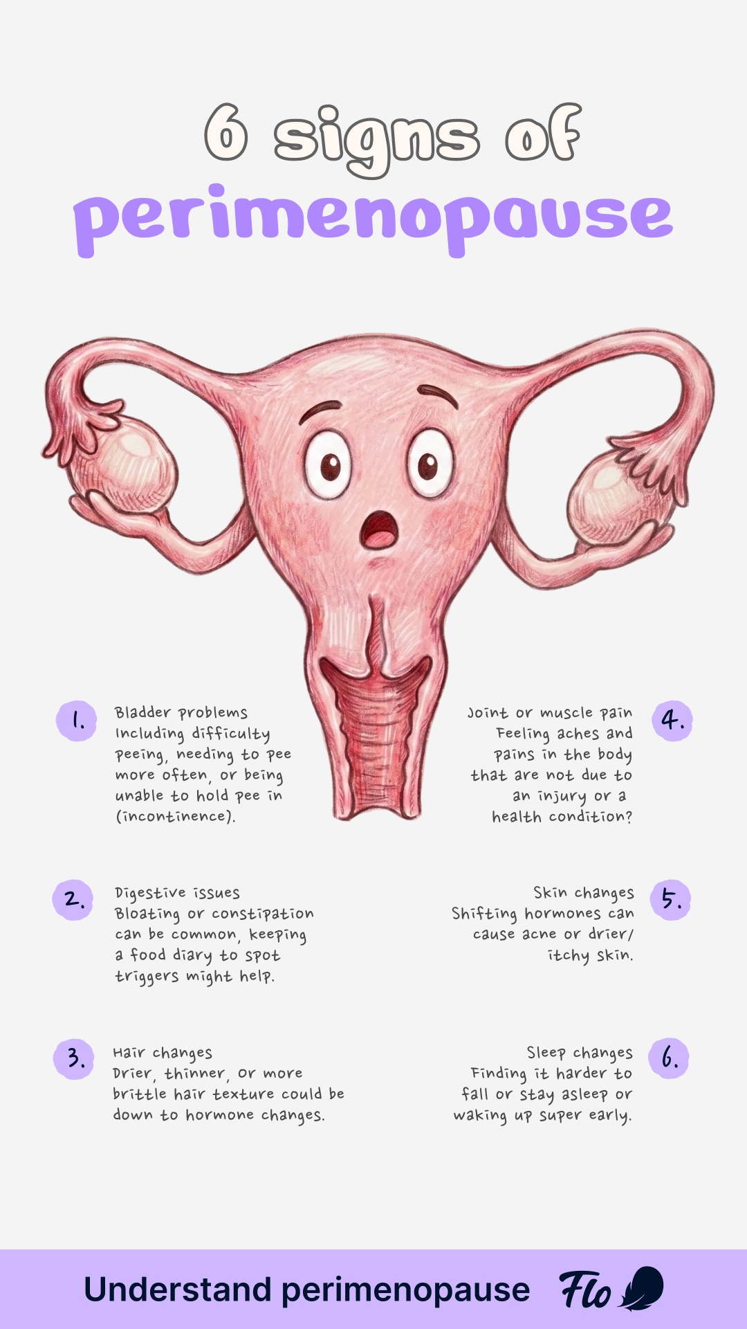Flo For Perimenopause Facebook ad: For perimenopause, try Flo