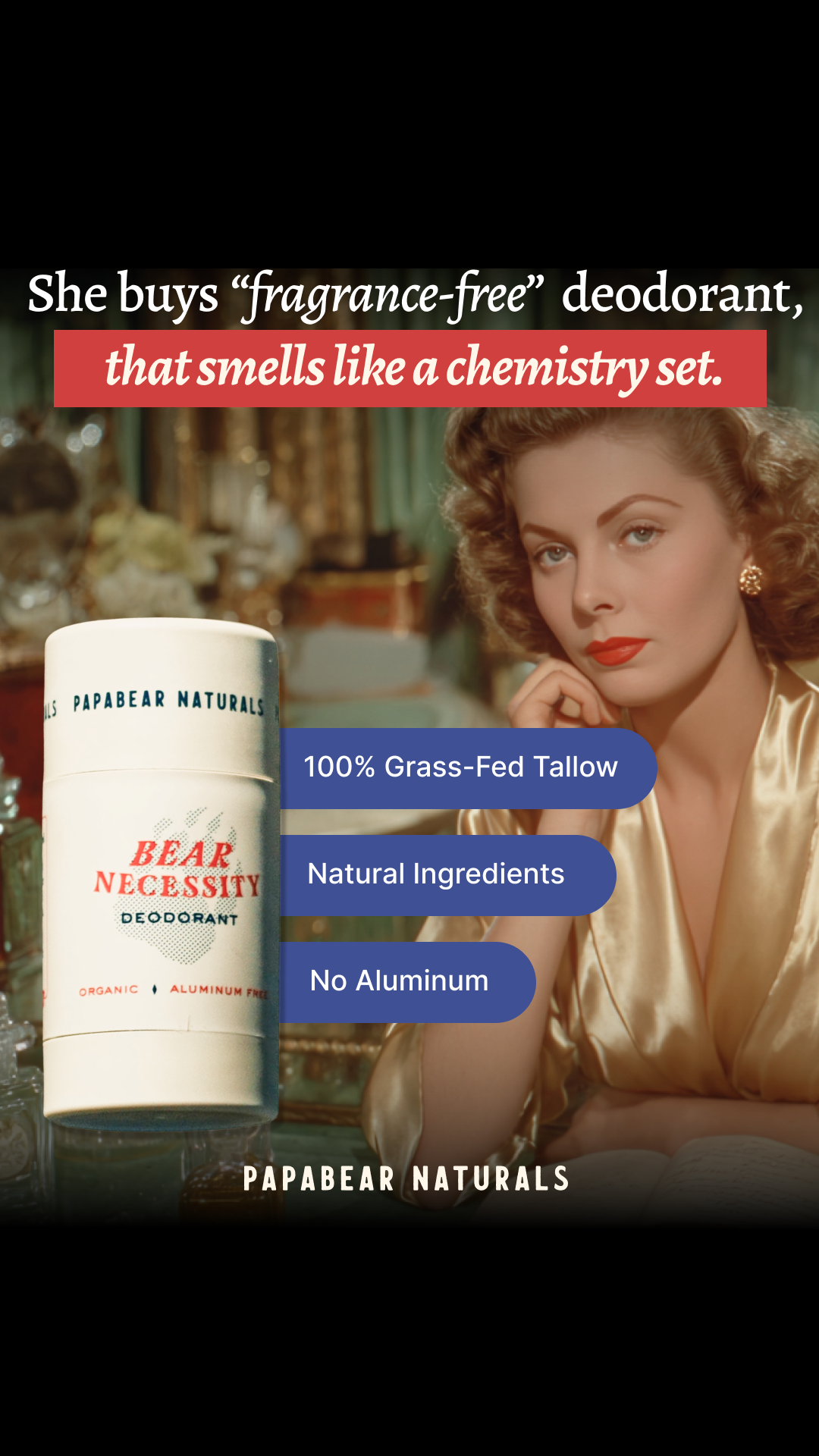 Papabear Naturals Facebook ad