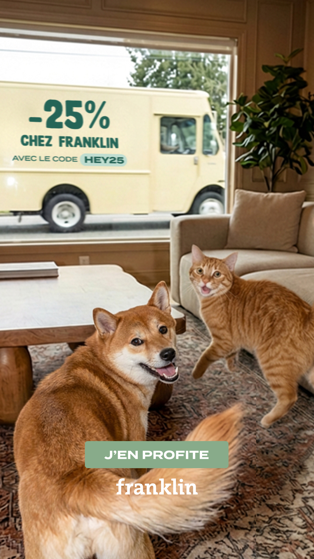 Franklin Pet Food Facebook ad