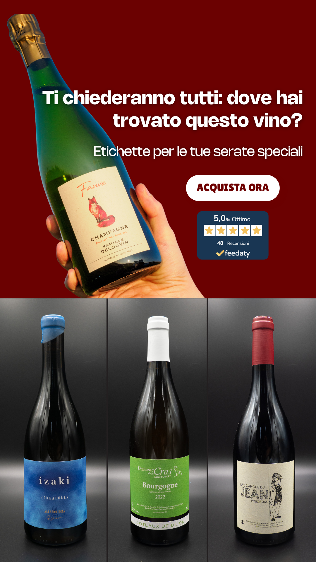 Ruru Natural Wine Facebook ad
