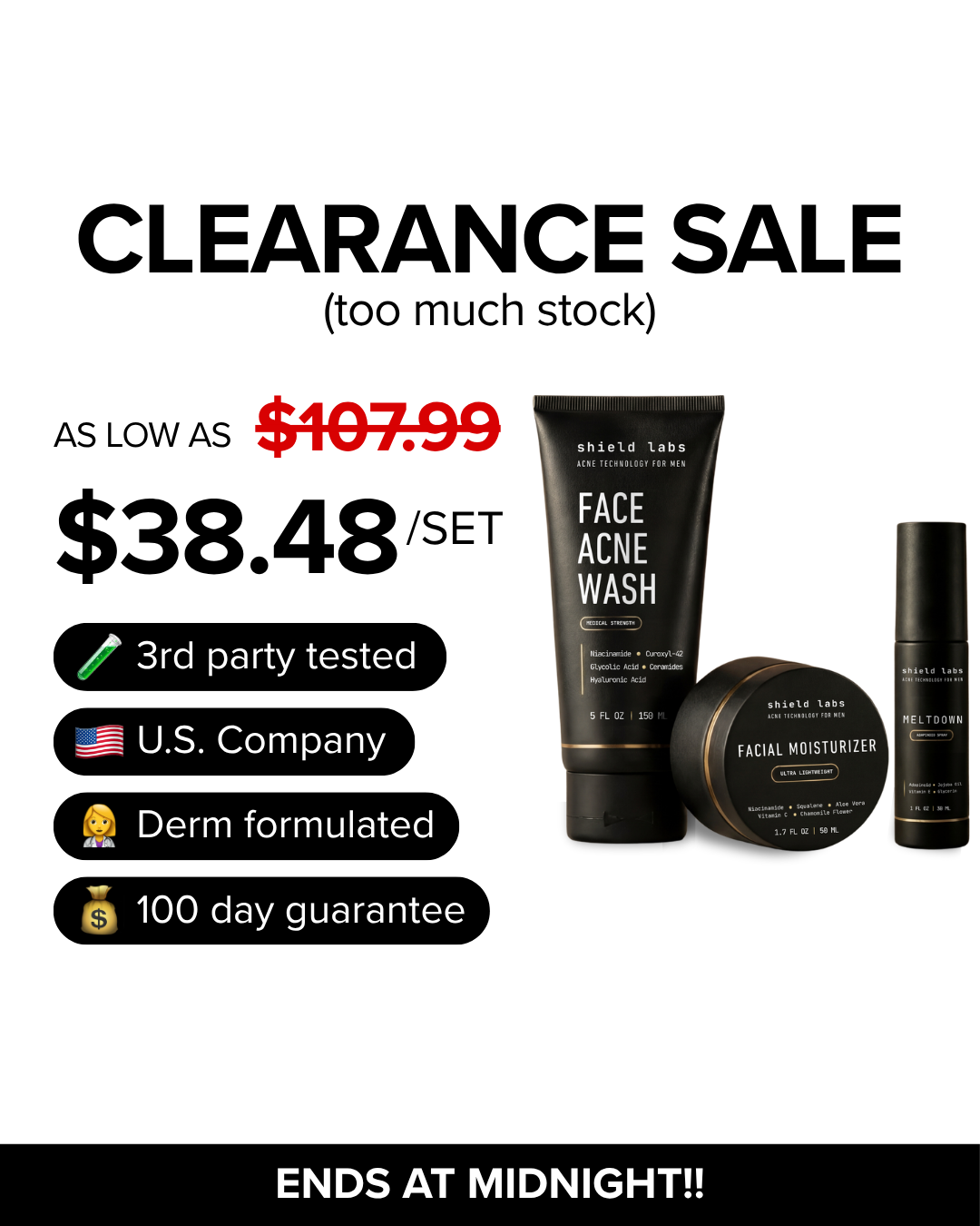 Shield Labs Facebook ad