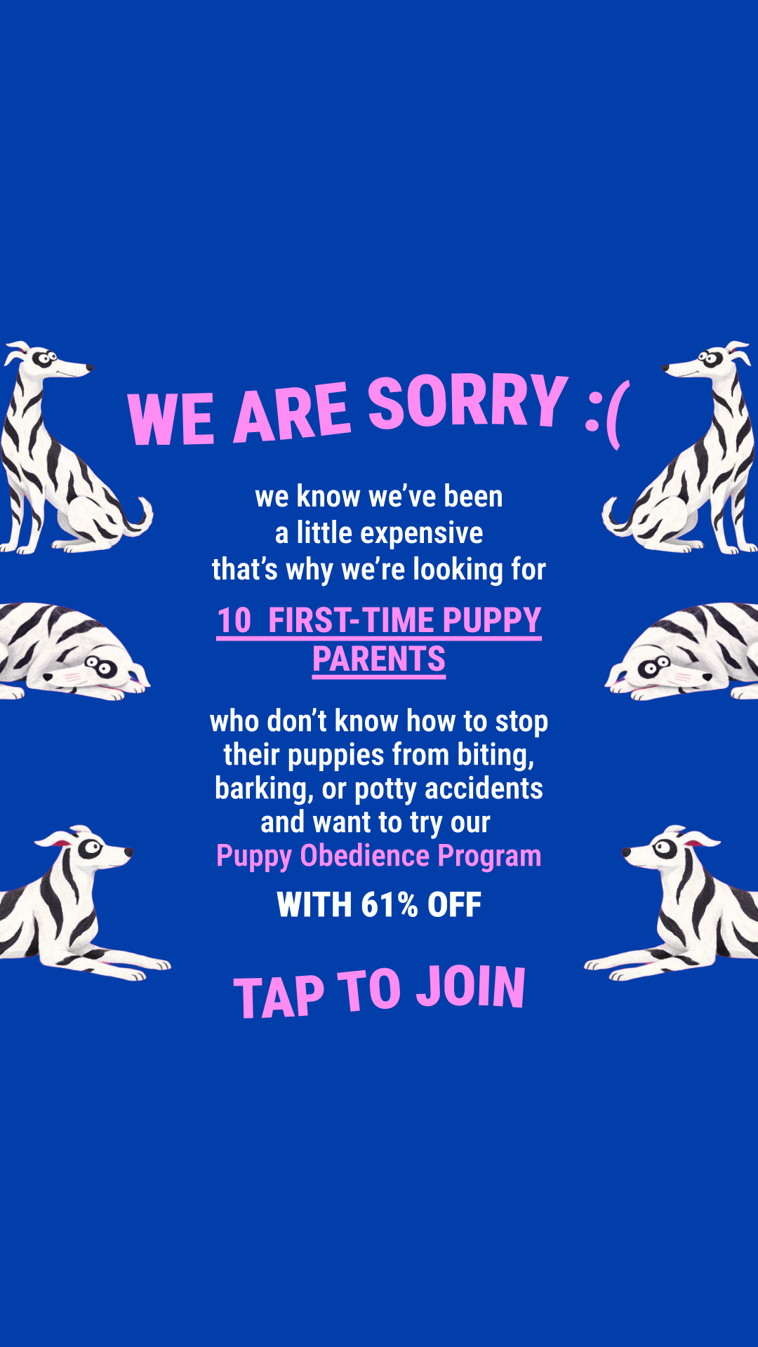 Dog Training & Tips Facebook ad