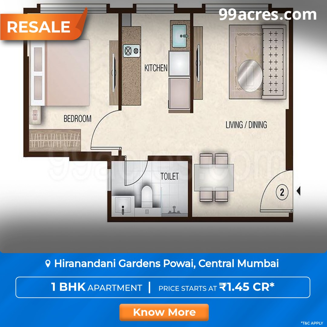 99acres Facebook ad
