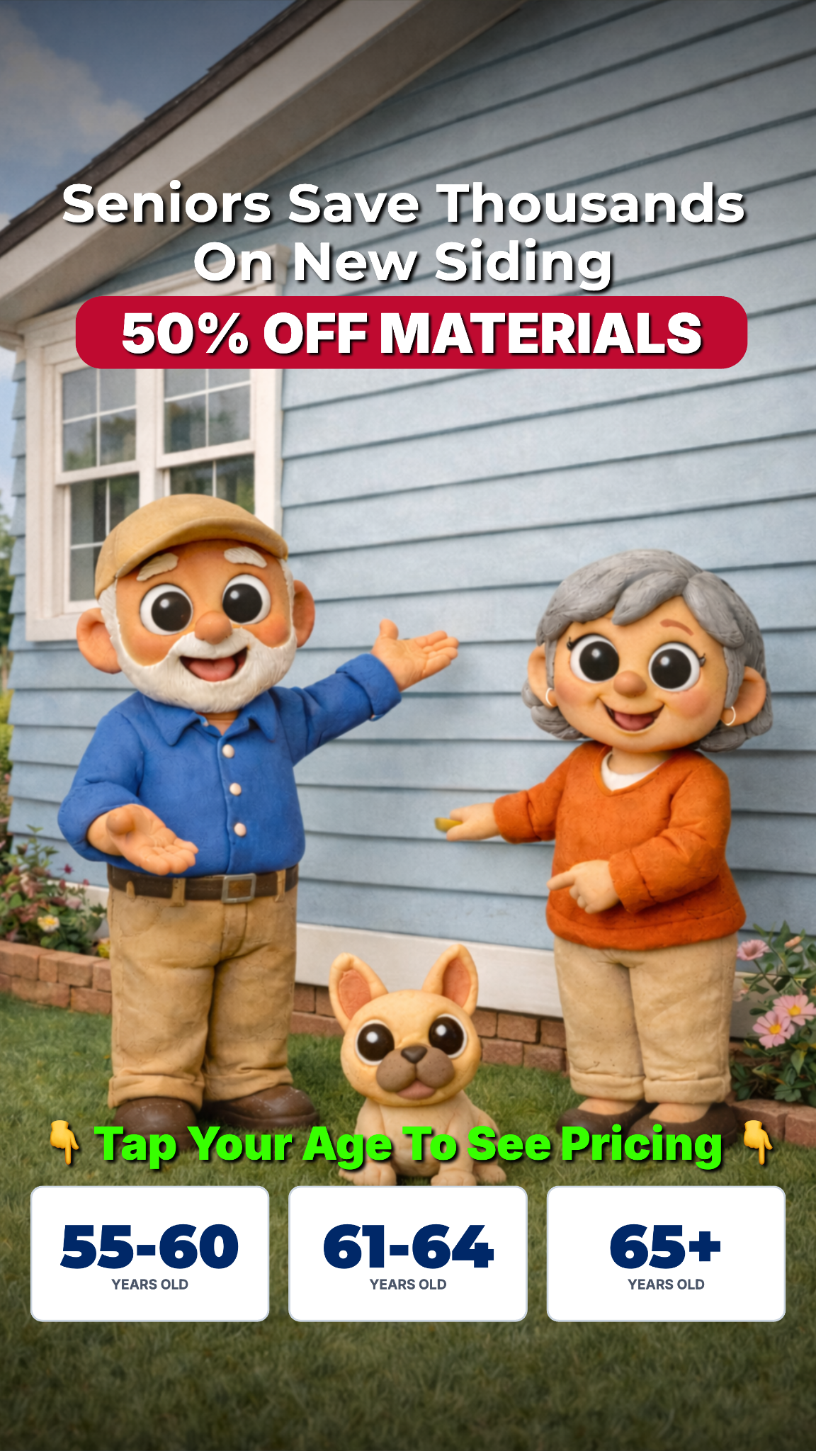 Home Genius Exteriors Facebook ad