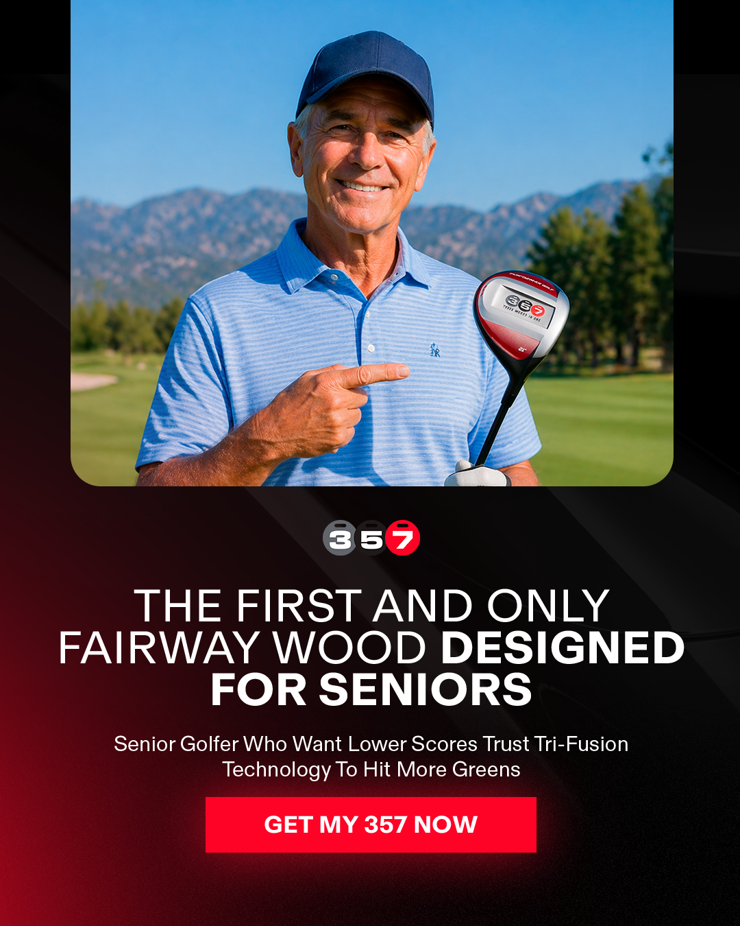 Performance Golf Facebook ad