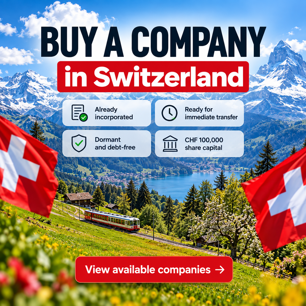 Goldblum and Partners Facebook ad: Swiss Shelf Company