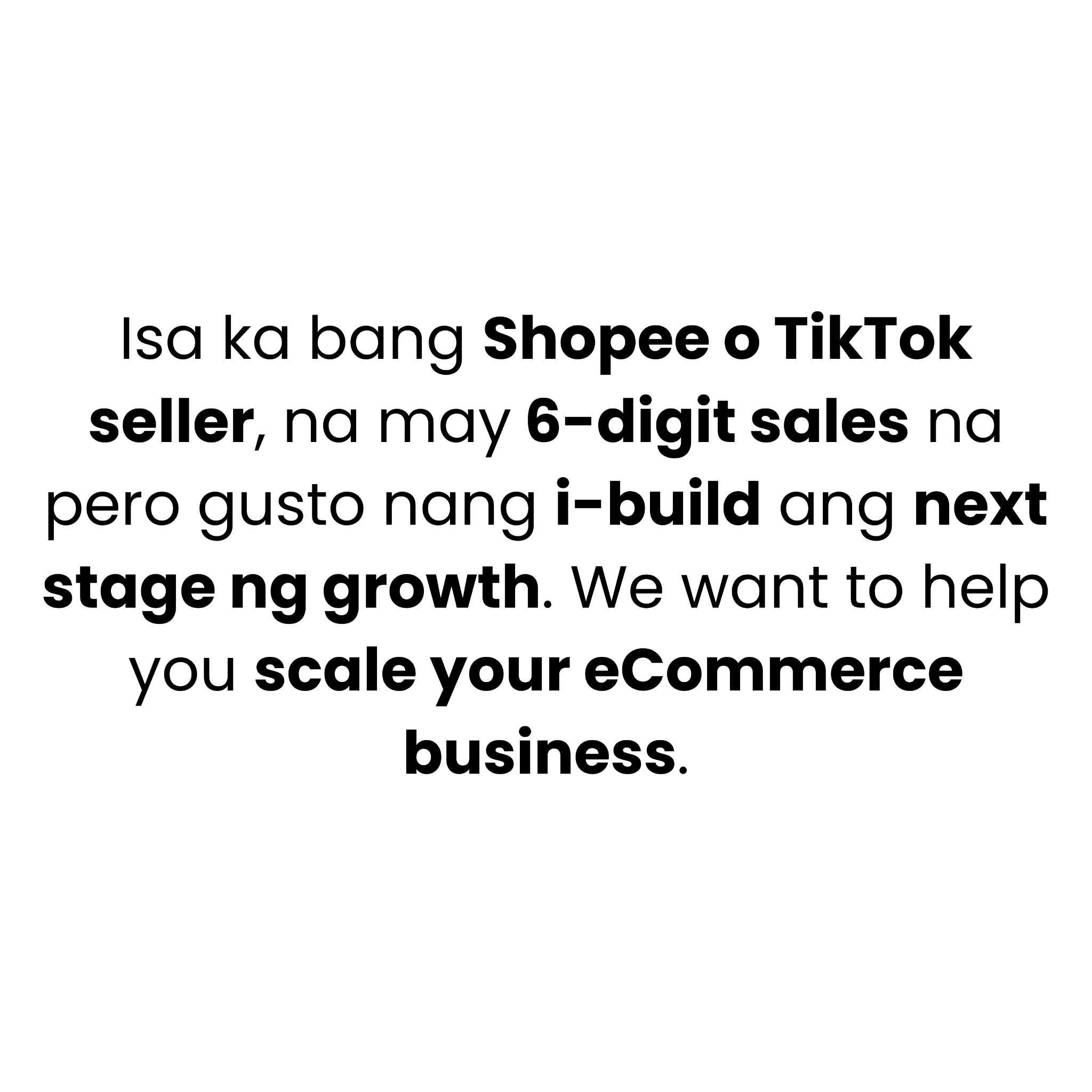 ECOM Accelerator Facebook ad