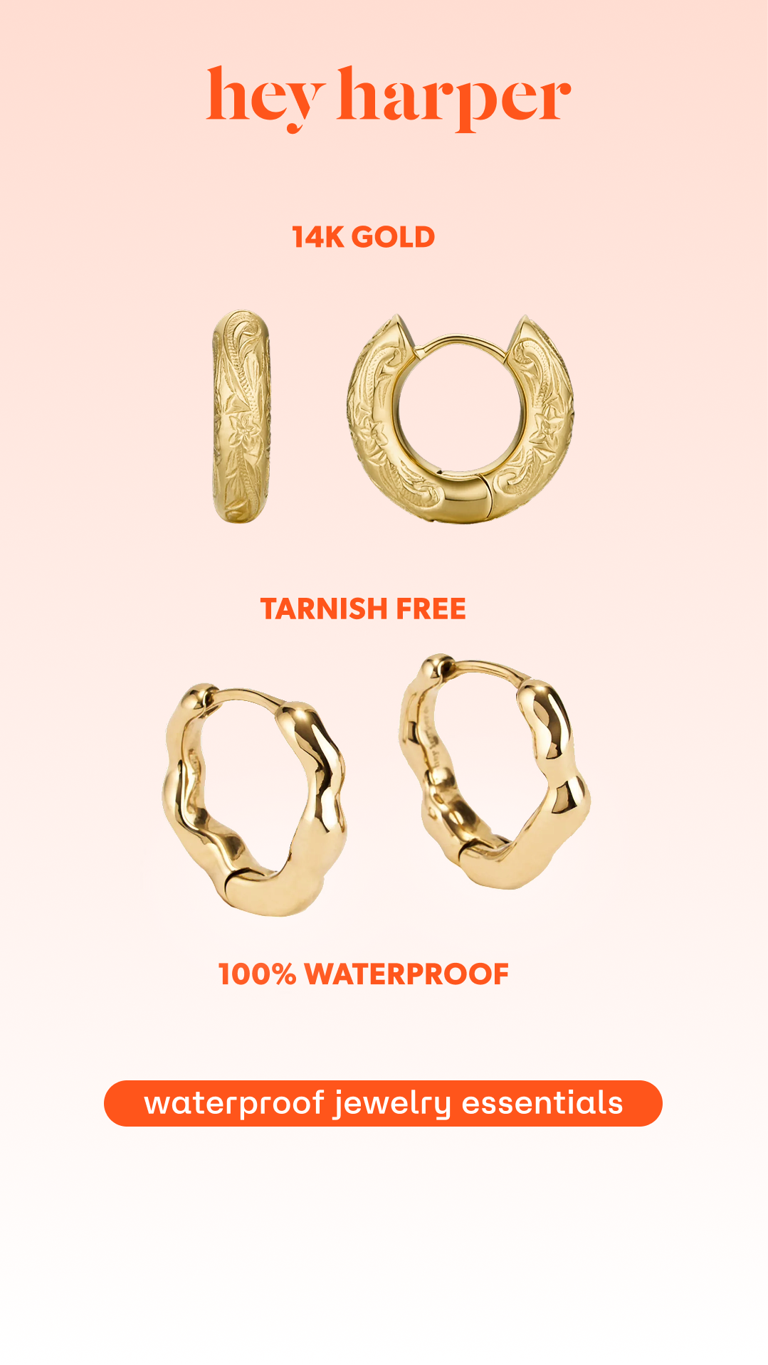 Hey Harper Facebook ad: Your ear stack isn't done yet