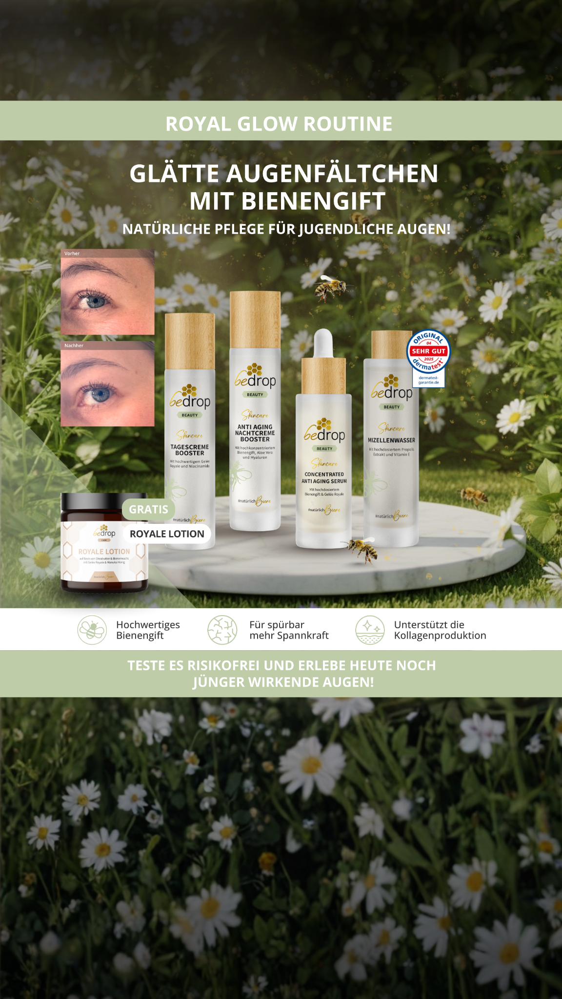 Bedrop #natürlichbiene Facebook ad