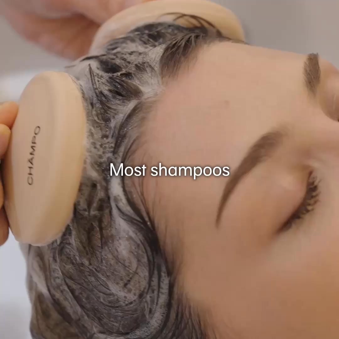 Chāmpo Haircare Facebook ad: For Thicker, Fuller Hair