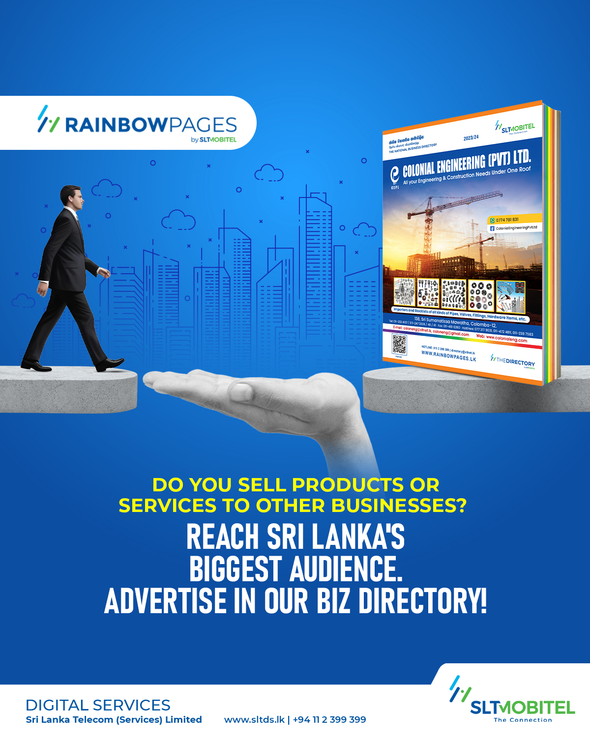 Rainbow Pages by SLT-MOBITEL Facebook ad