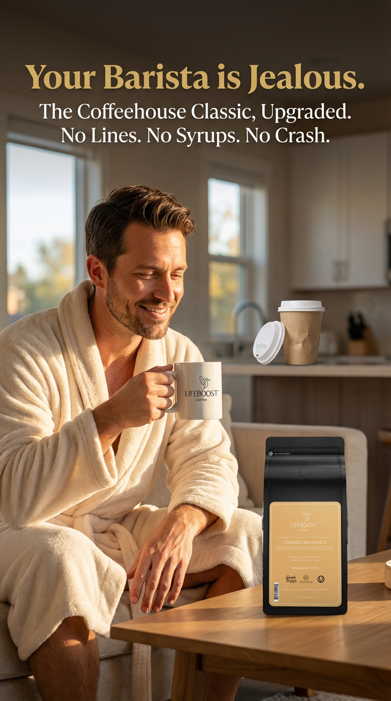 Lifeboost Coffee Facebook ad