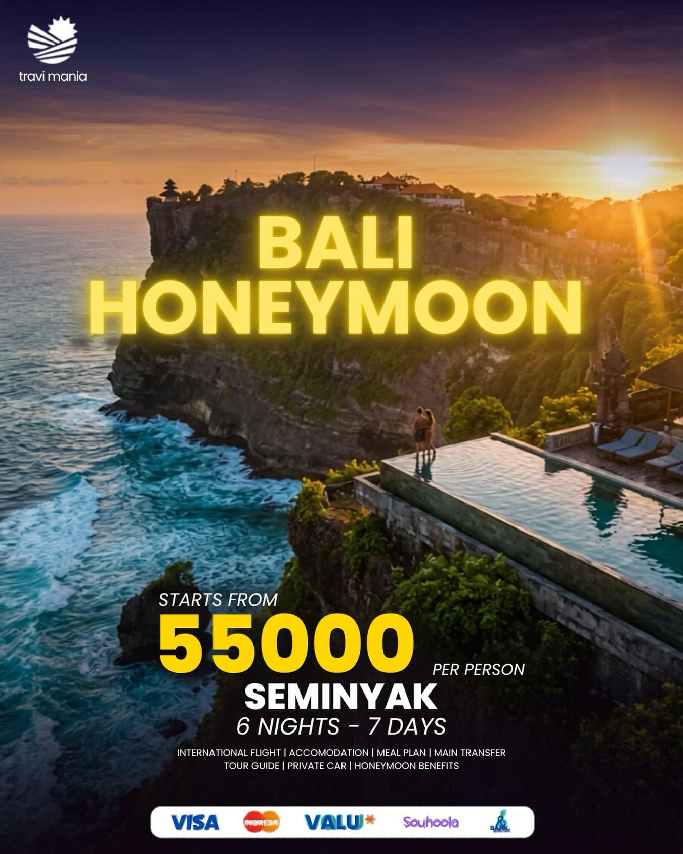 Travimania Facebook ad: Escape to the island of dreams with your…
