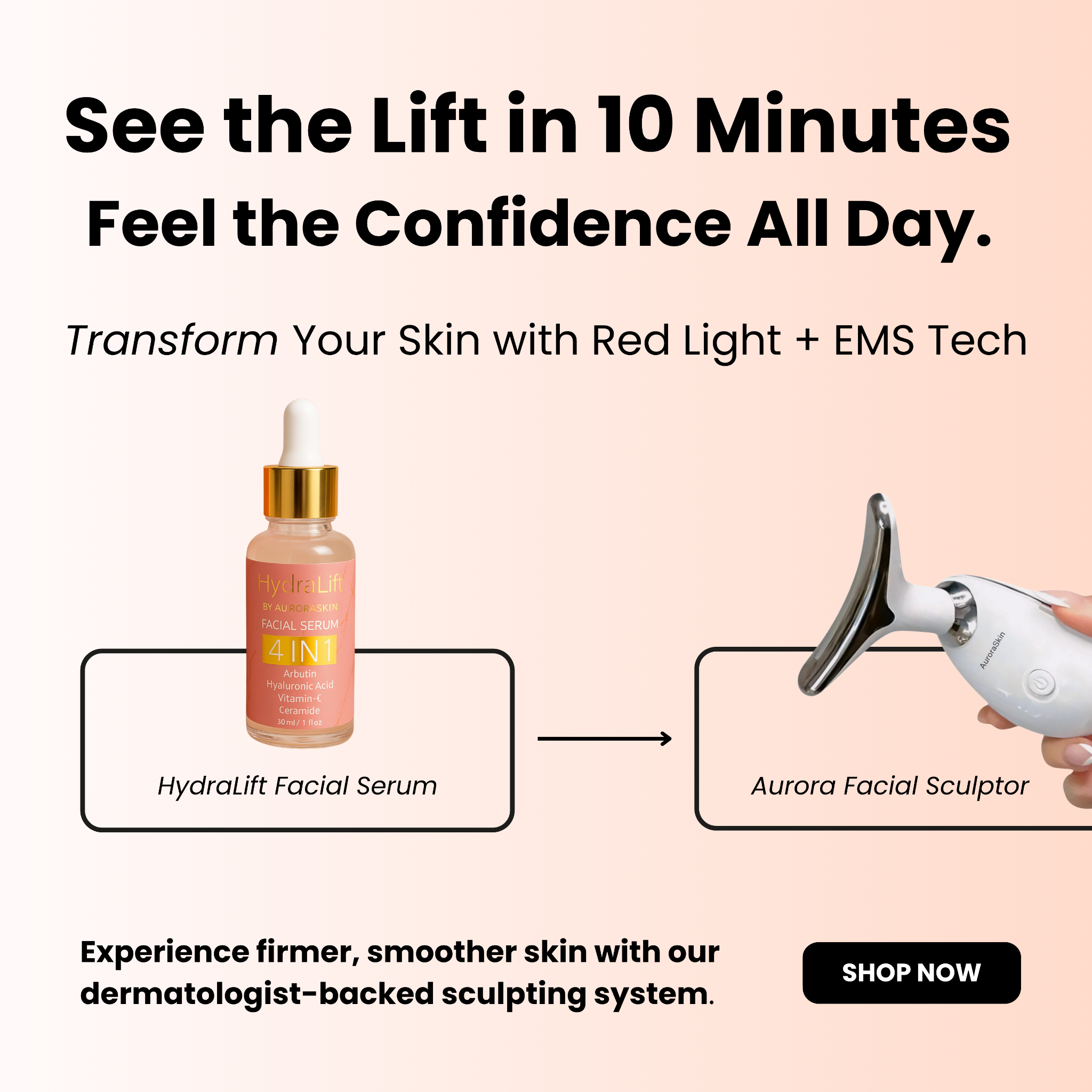Aurora Skin Facebook ad